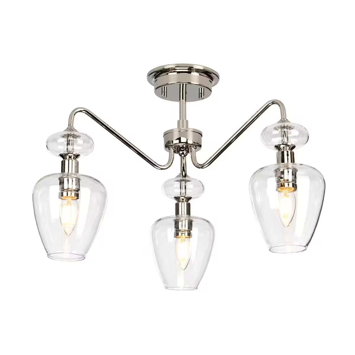 Armand 3-Light Semi Flush