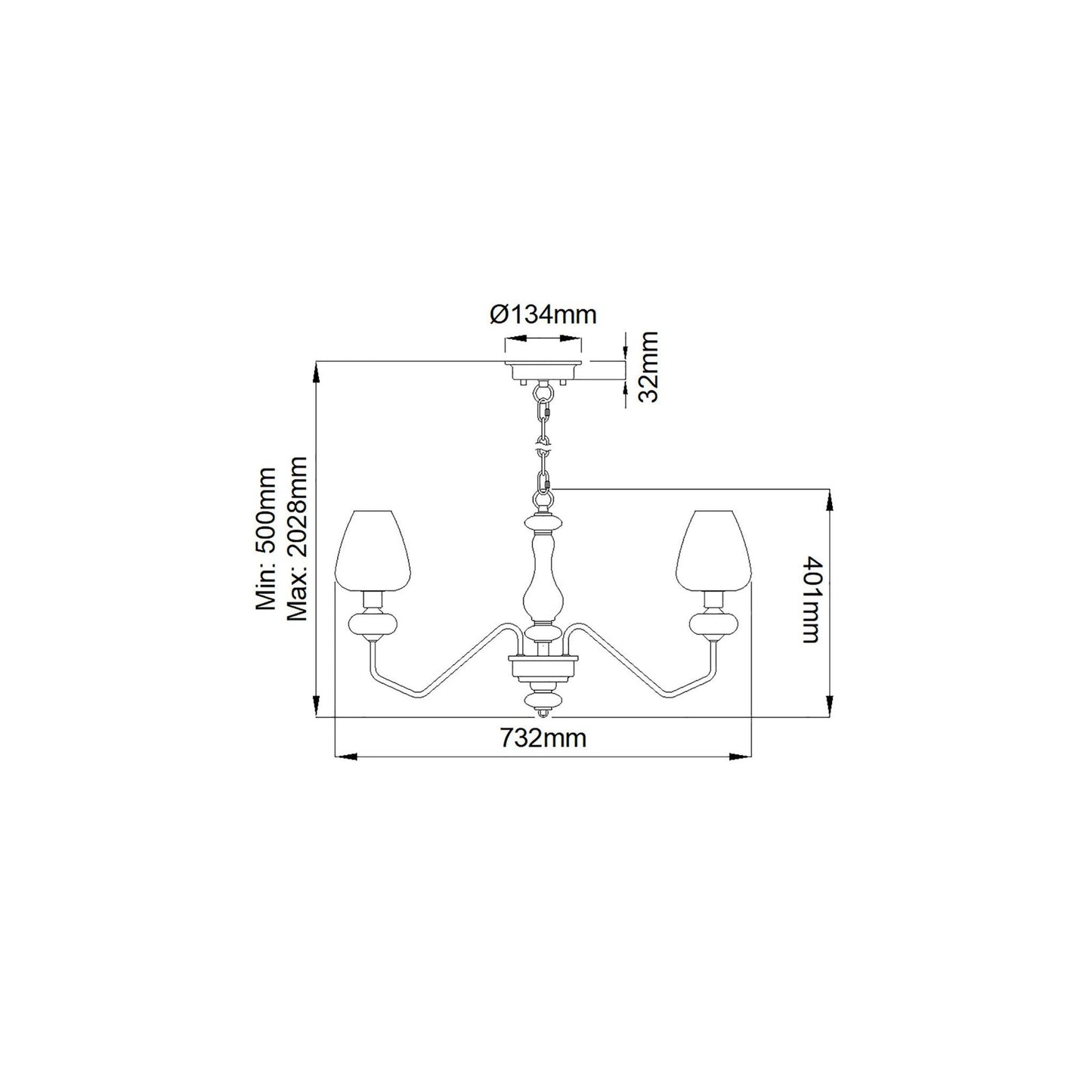 Armand 5-Light Chandelier