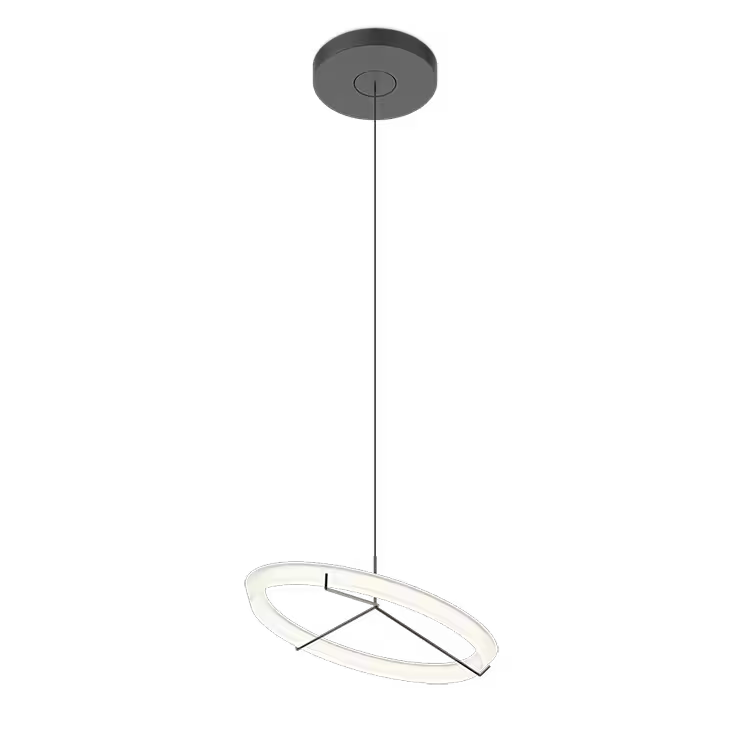 Halo Jewel Circular Pendant