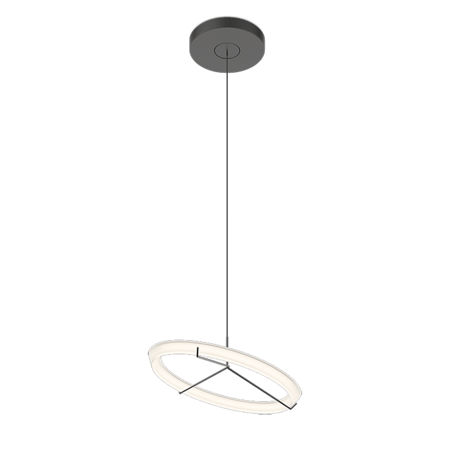 Halo Jewel Circular LED Pendant