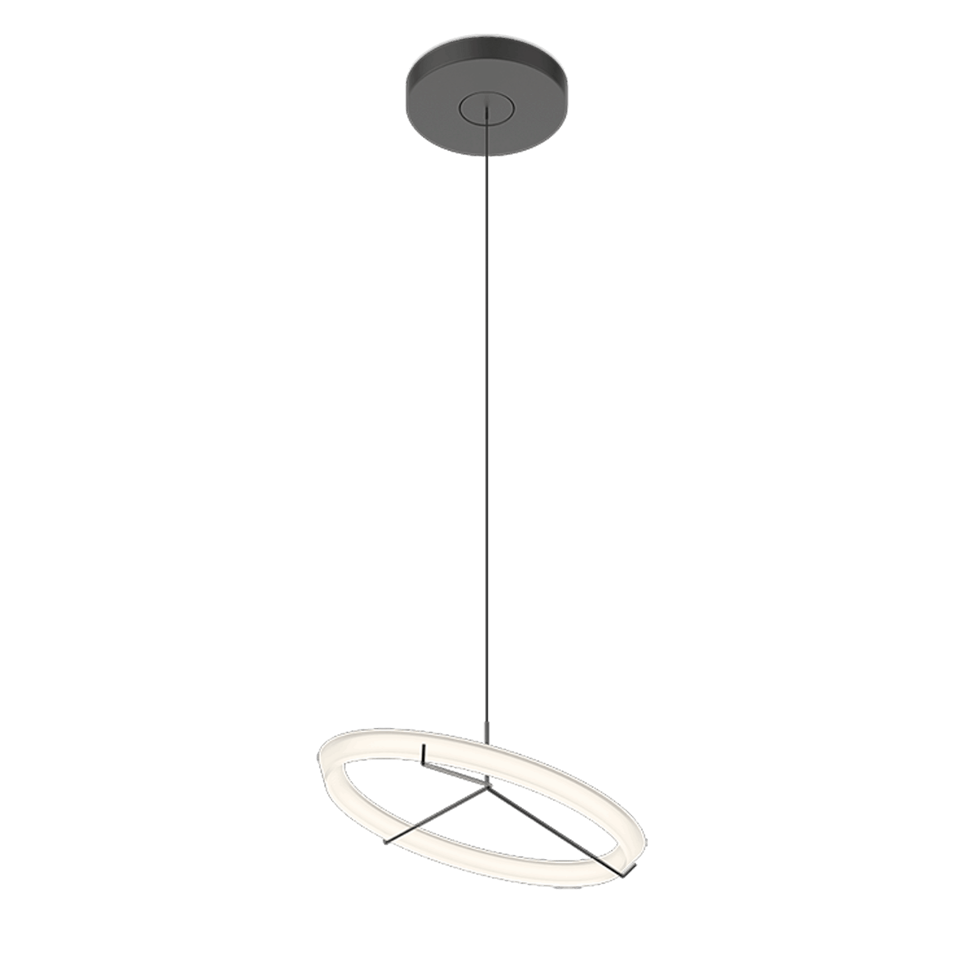 Halo Jewel Circular LED Pendant