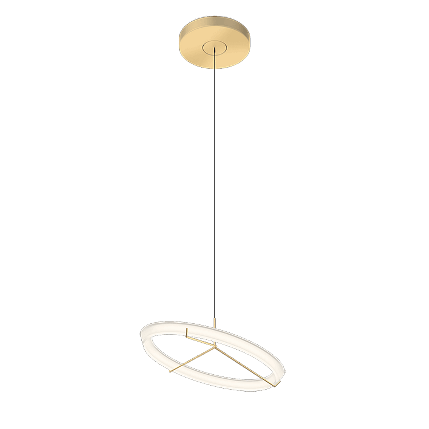 Halo Jewel Circular LED Pendant