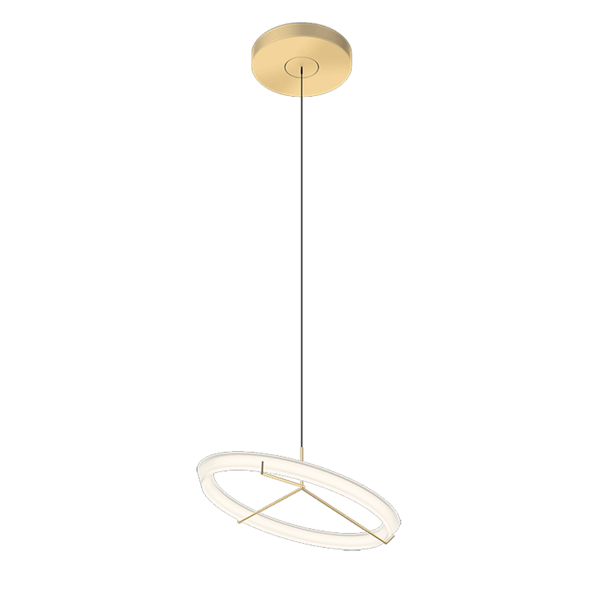 Halo Jewel Circular LED Pendant