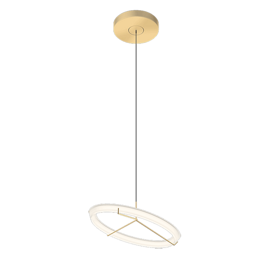 Halo Jewel Circular LED Pendant