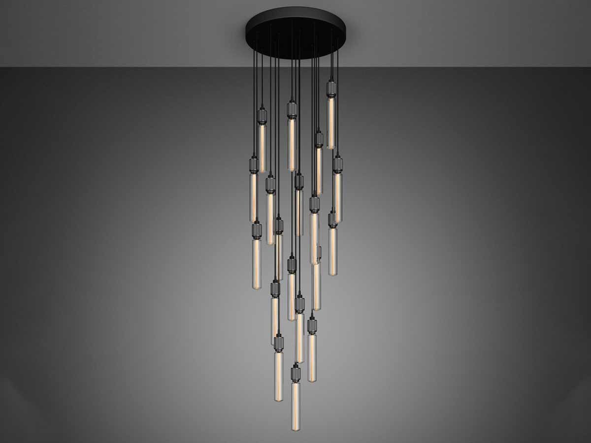 Buster and Punch Heavy Metal Cascade Chandelier