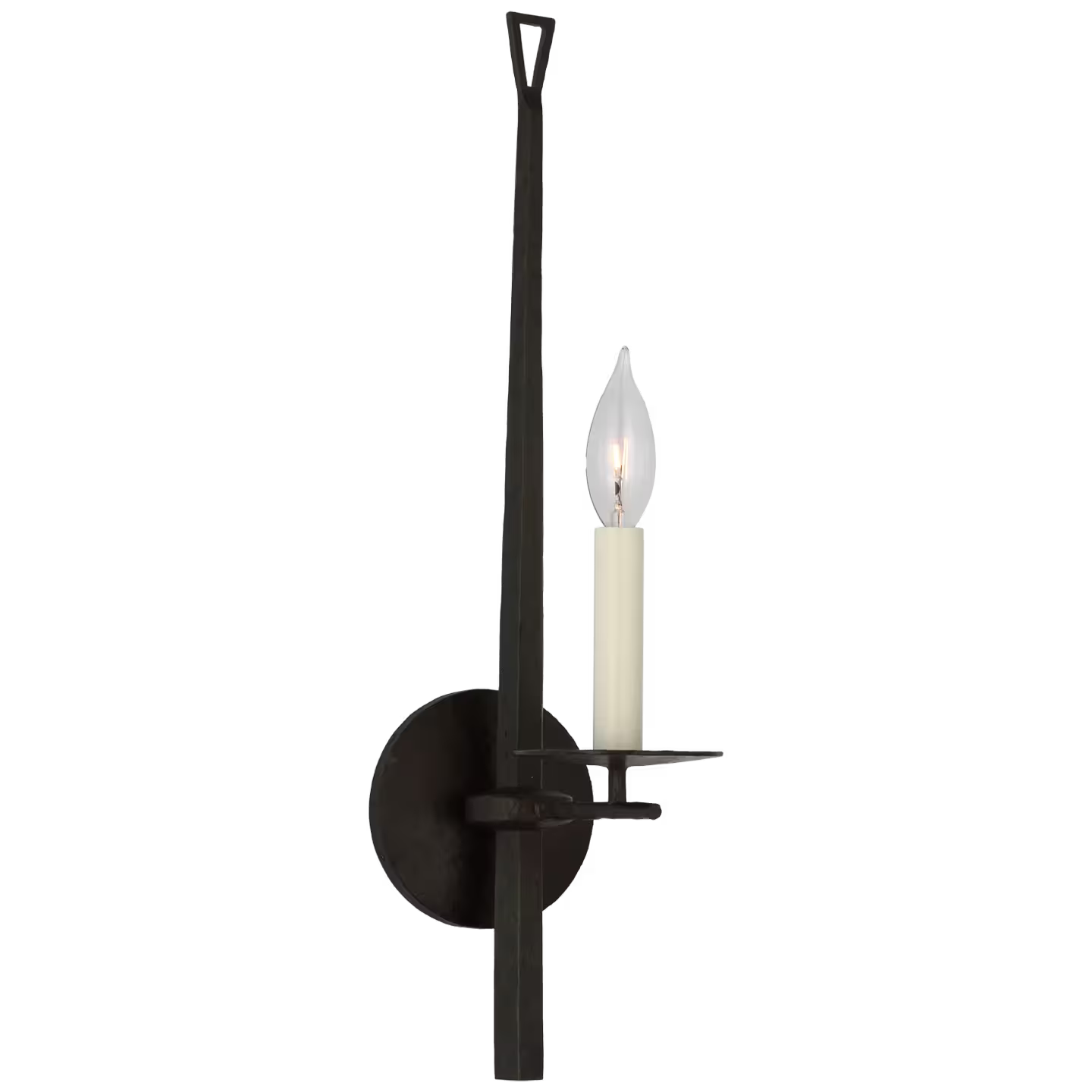 Arnav Large Single Sconce in Aged Iron