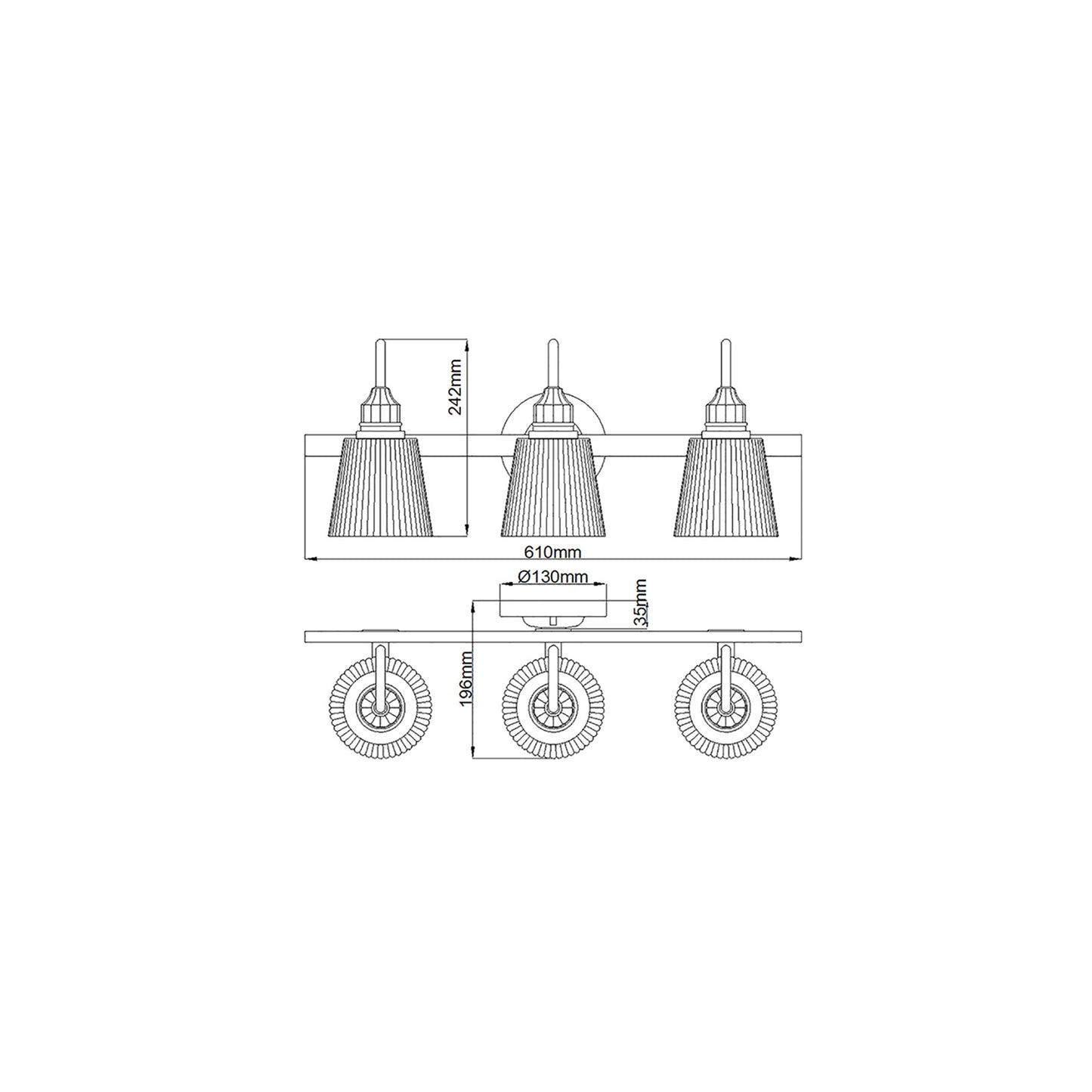 Addison 3-Light Wall Light