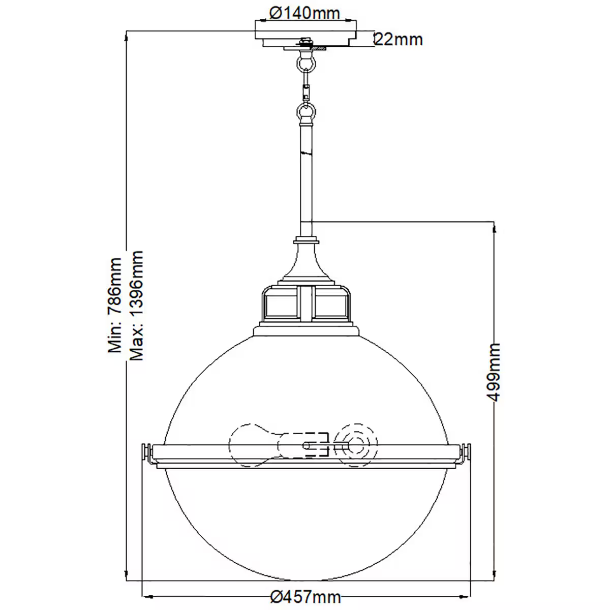 Fletcher 3-Light Pendant