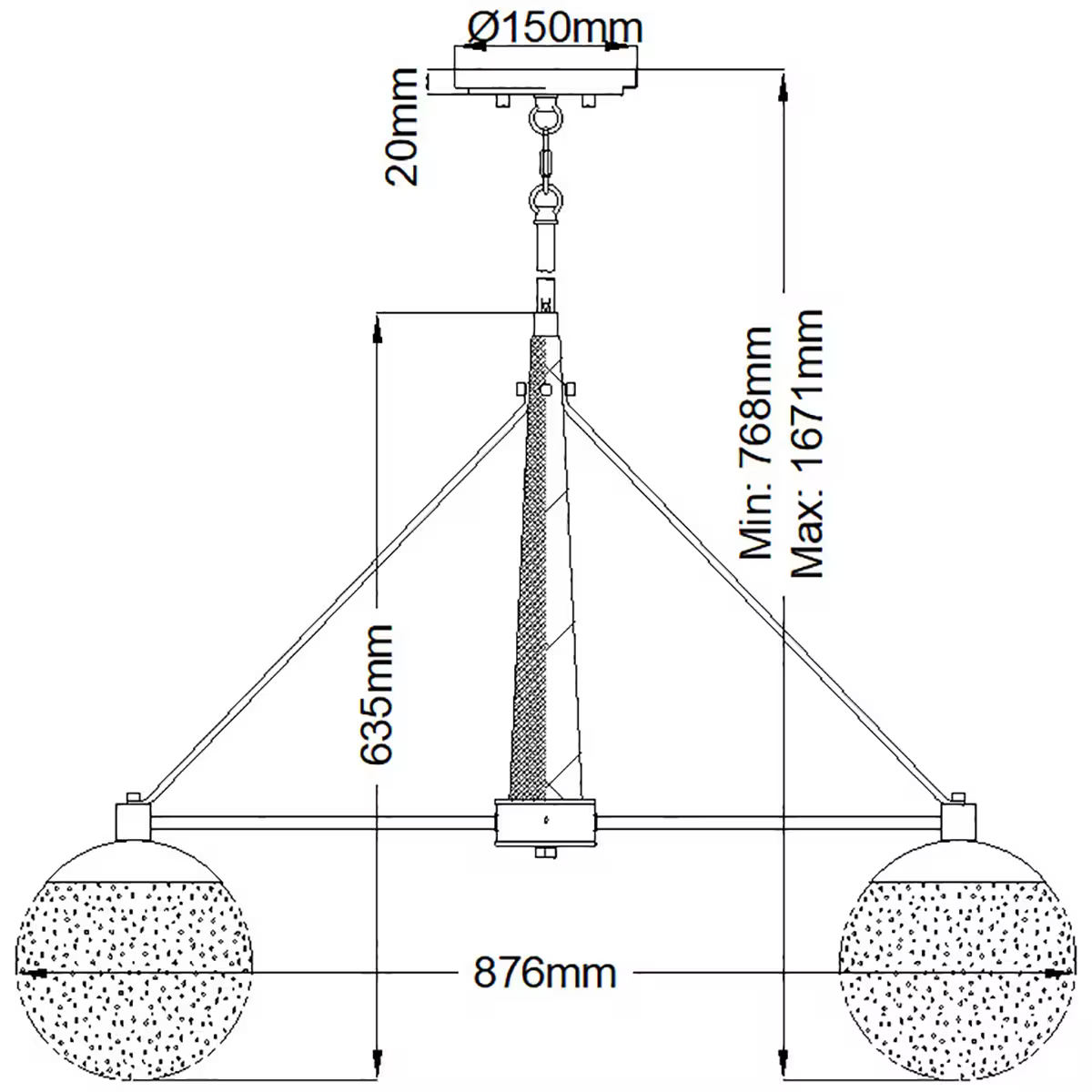 Marilyn 6-Light Chandelier in Polished Nickel