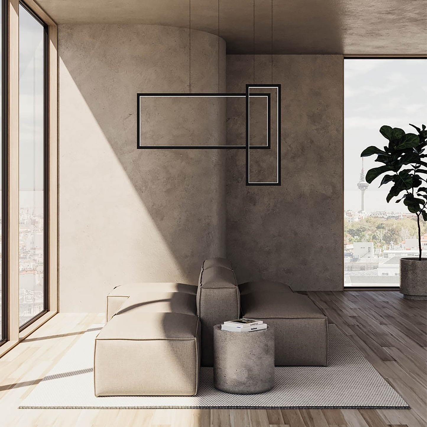 Frame LED Pendant