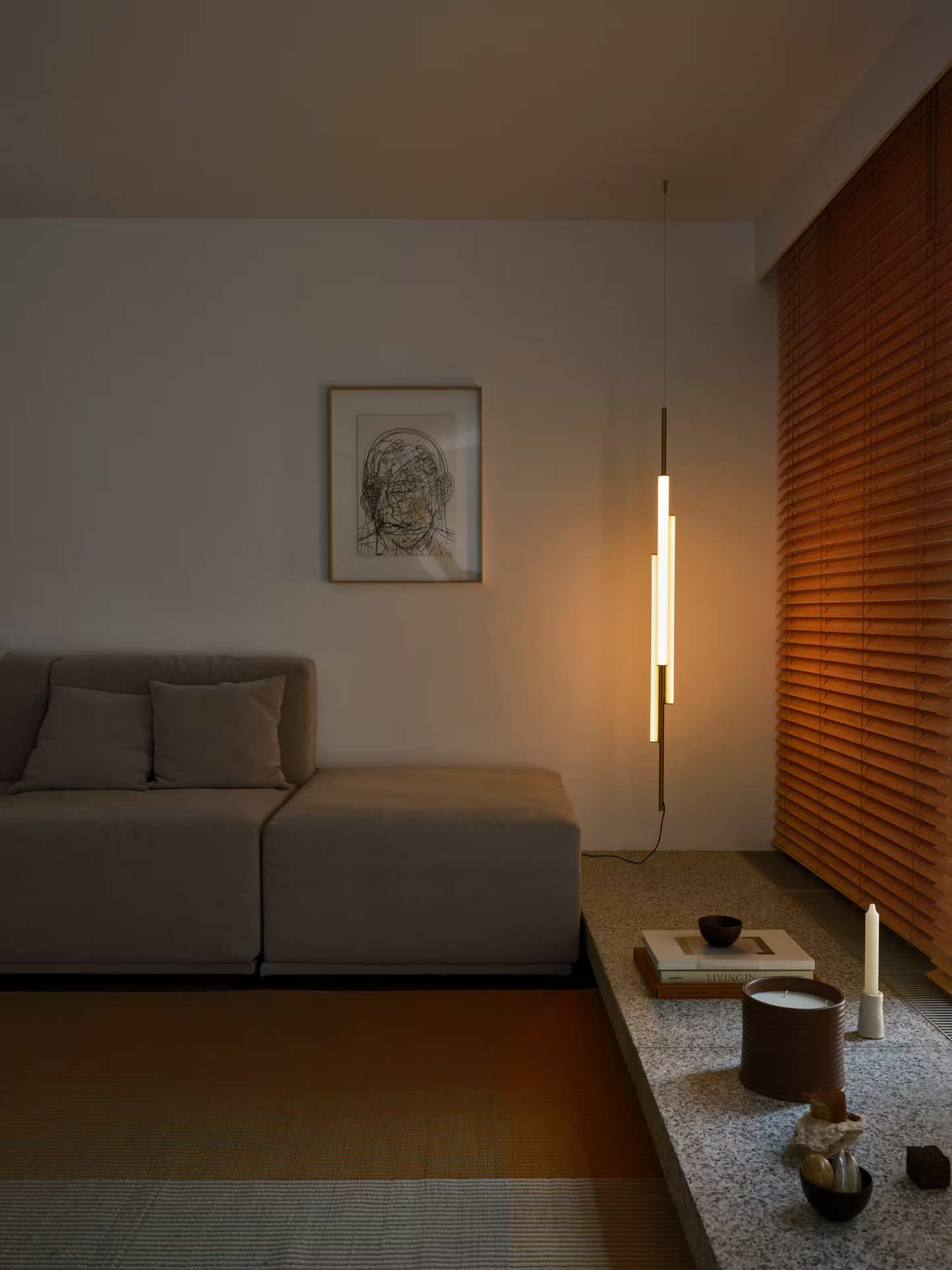 Ambrosia Vertical Plug-In Pendant