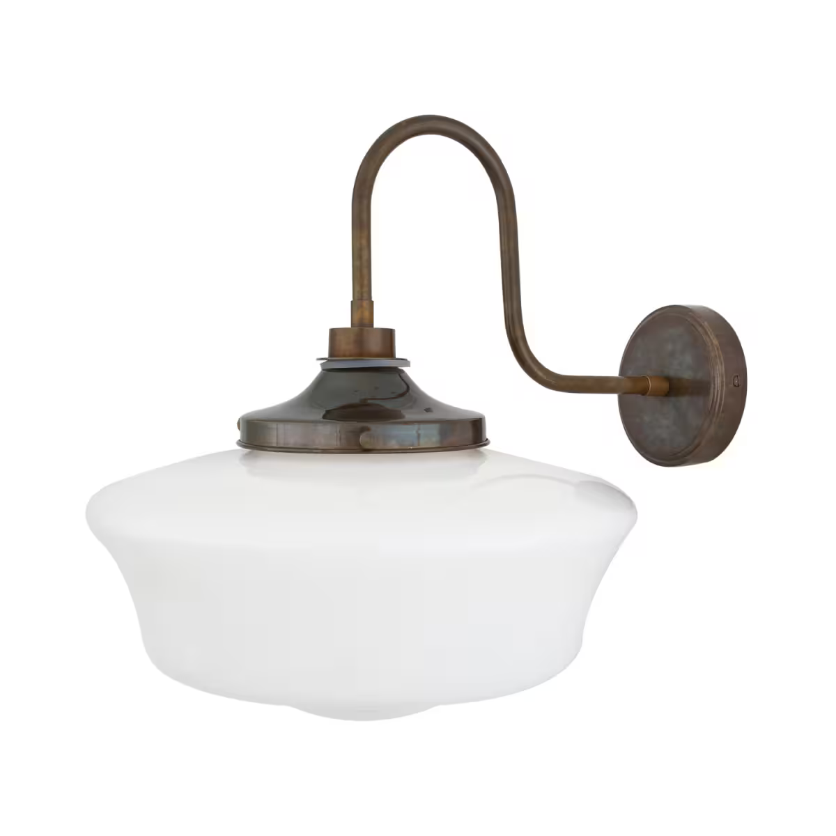 Anath Schoolhouse Swan Neck Wall Light