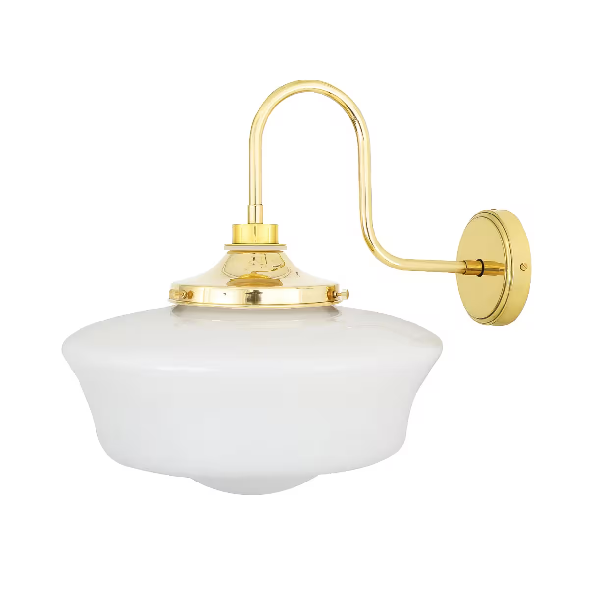 Anath Schoolhouse Swan Neck Wall Light