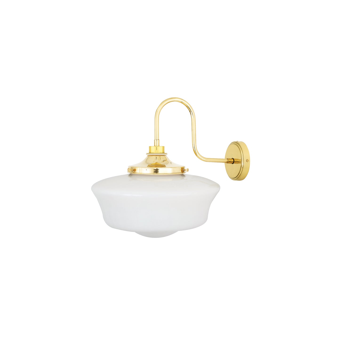 Anath Schoolhouse Swan Neck Wall Light IP44