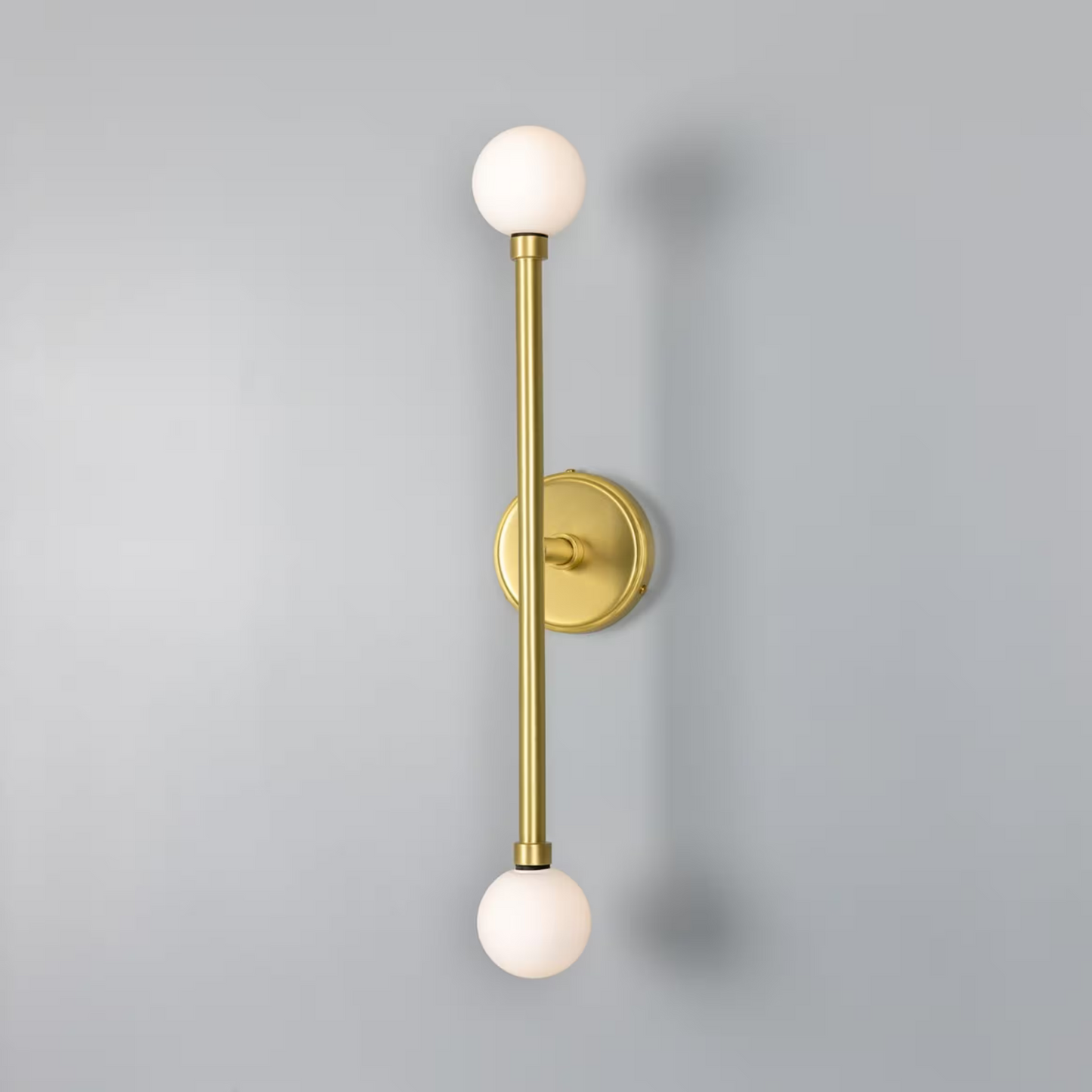 Monto Double Globe Slim Bathroom Wall Light