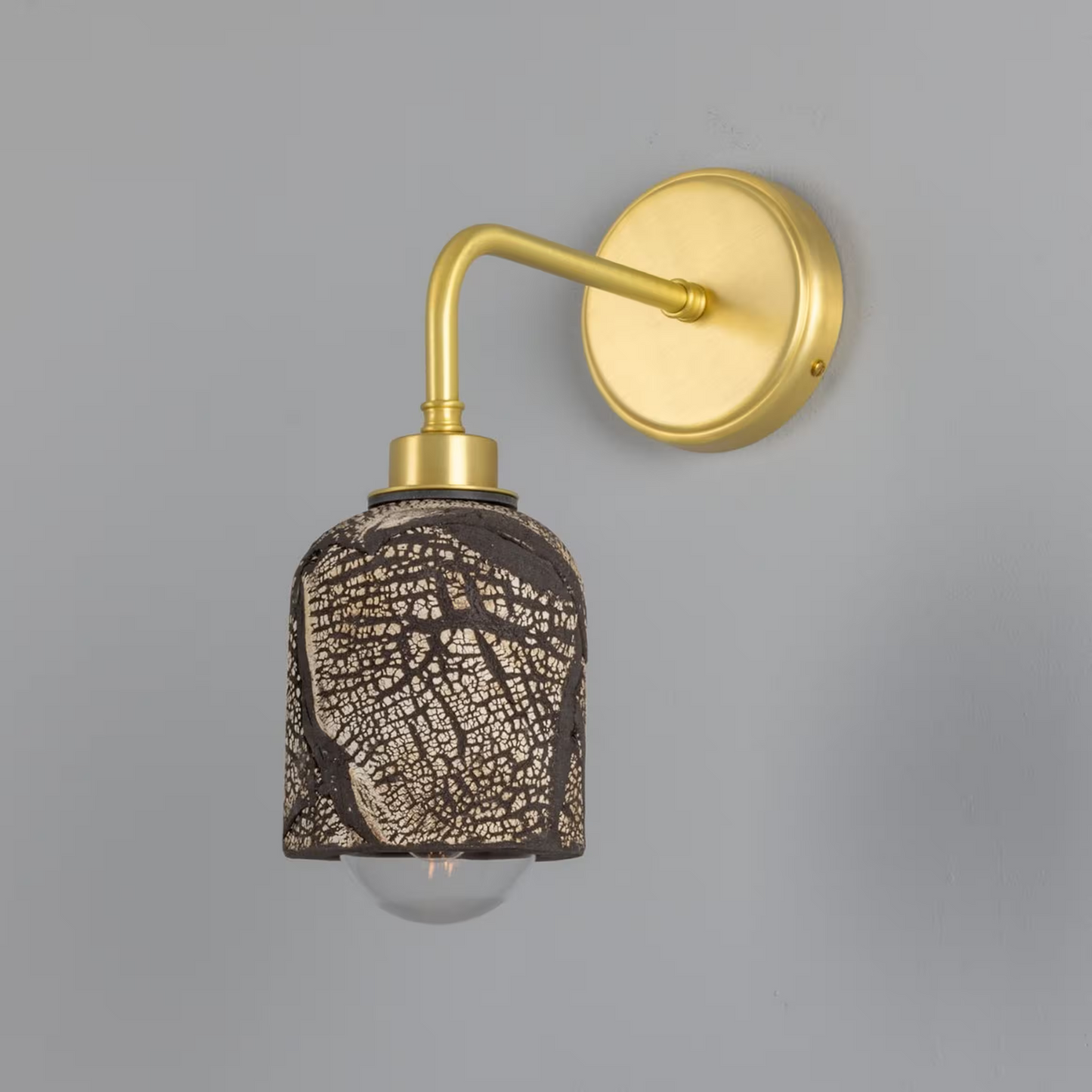 Osier Organic Ceramic Bathroom Wall Light