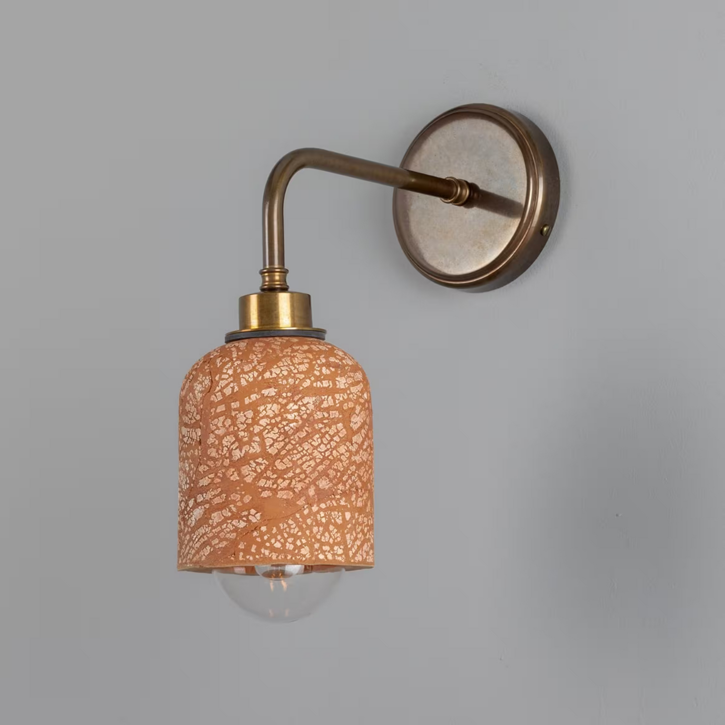 Osier Organic Ceramic Bathroom Wall Light