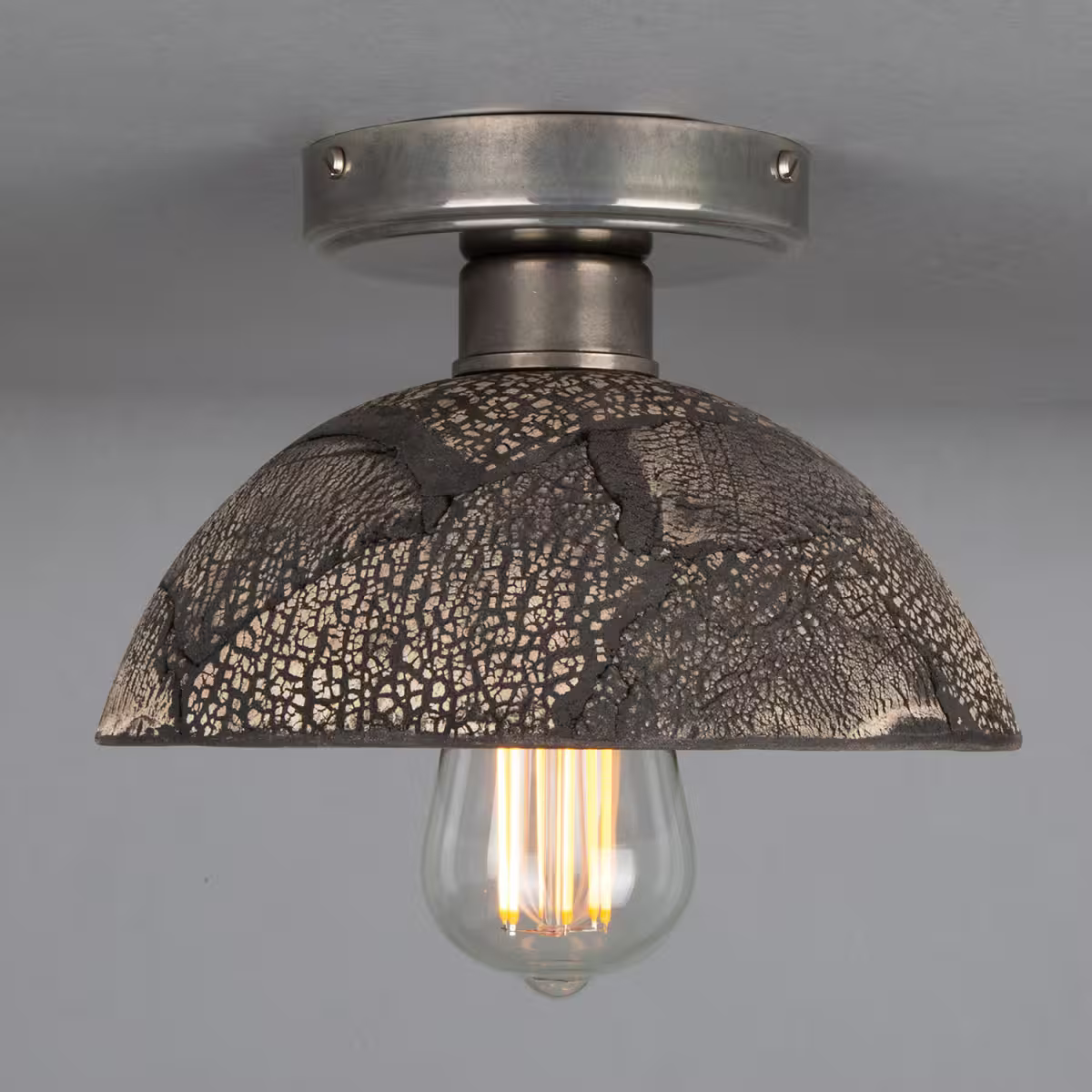 Kauri Organic Ceramic Dome Ceiling Light