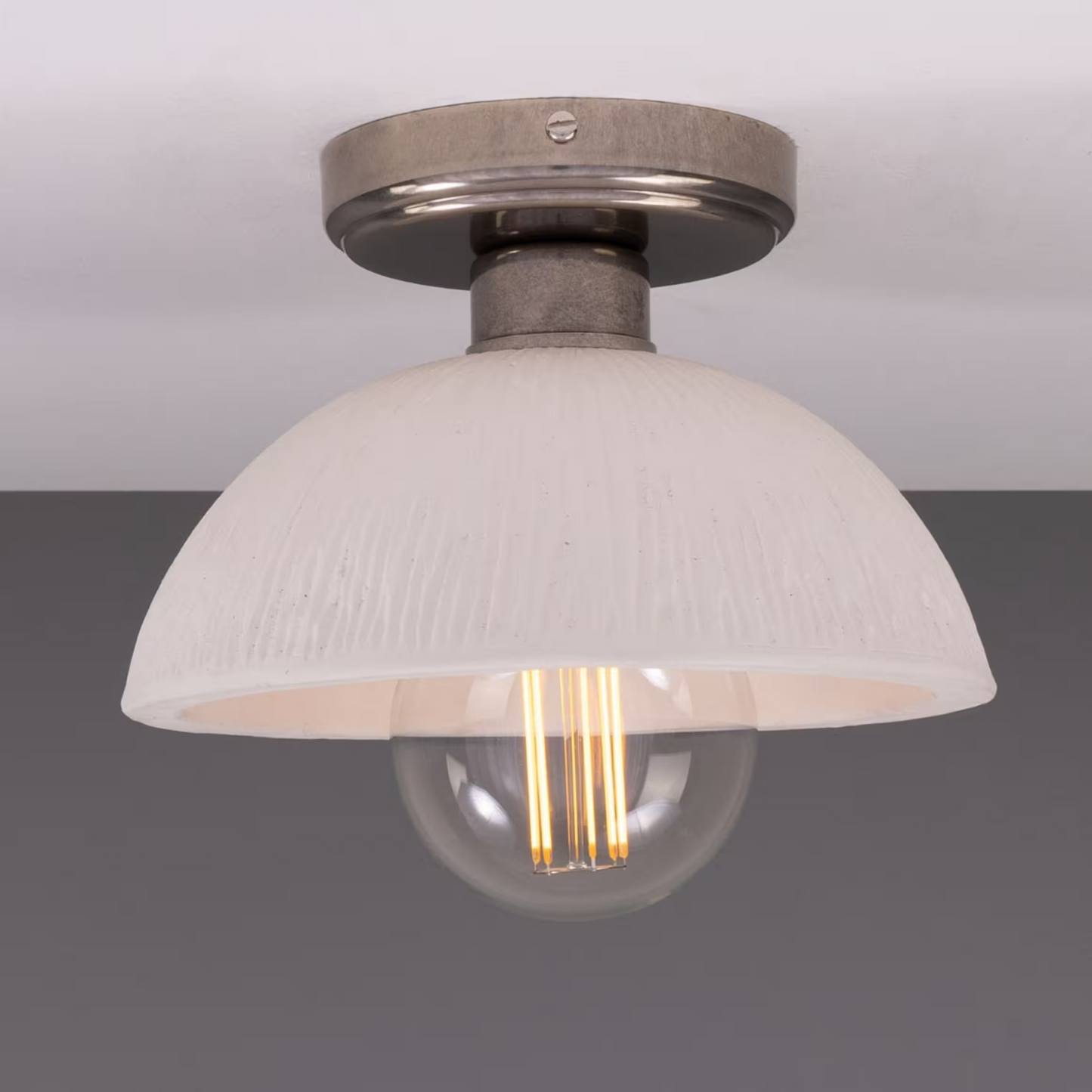 Kauri Organic Ceramic Dome Ceiling Light