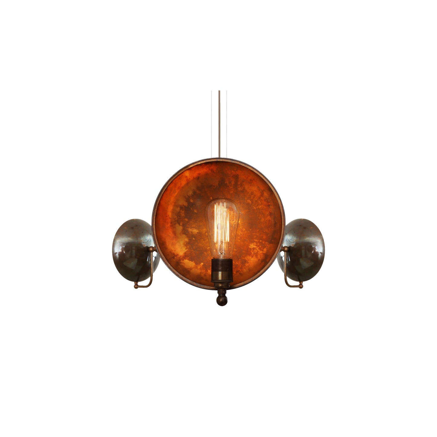Chulainn B 3-Arm Industrial Dish Chandelier