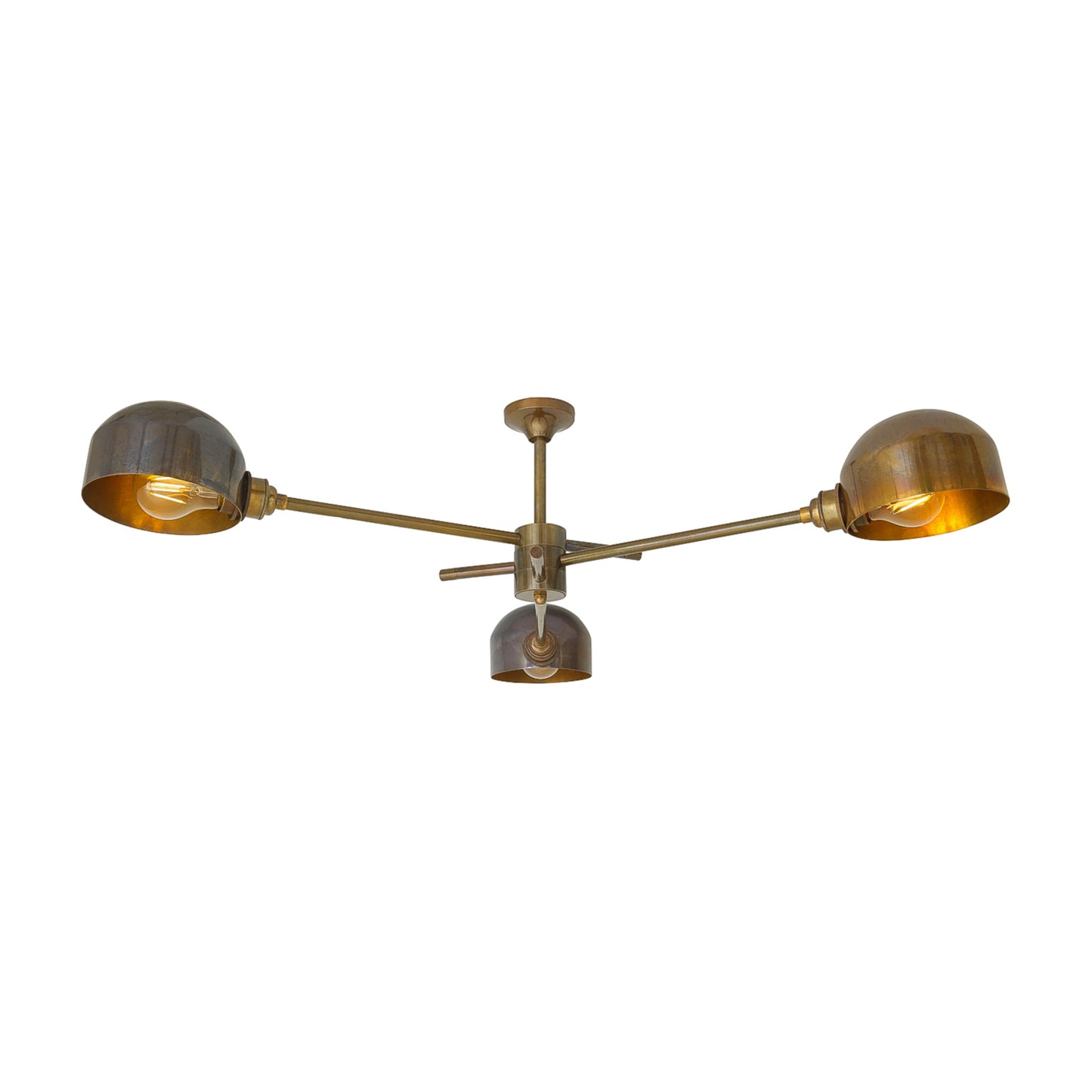 San Jose Three-Arm Vintage Flush Mount