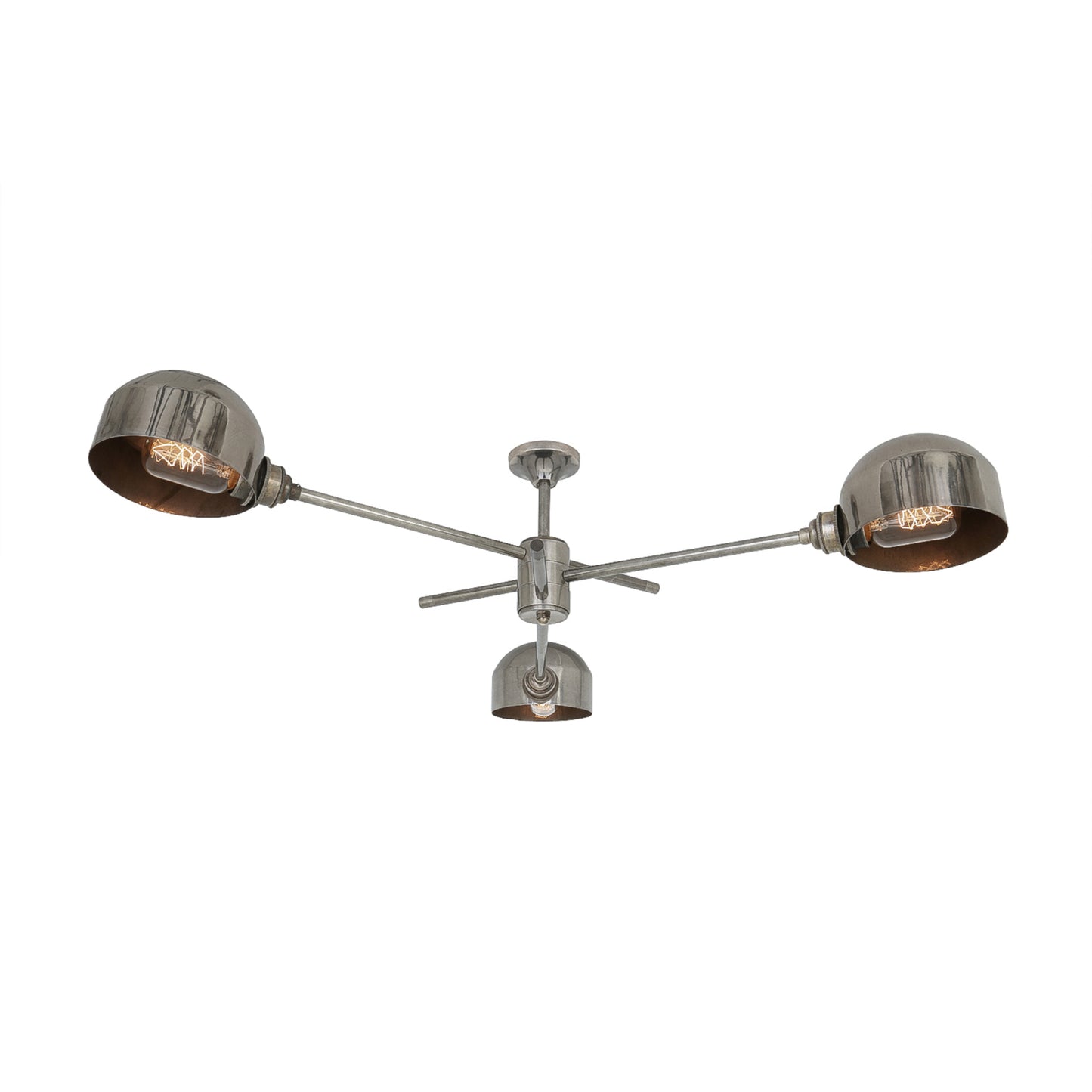 San Jose Three-Arm Vintage Flush Mount