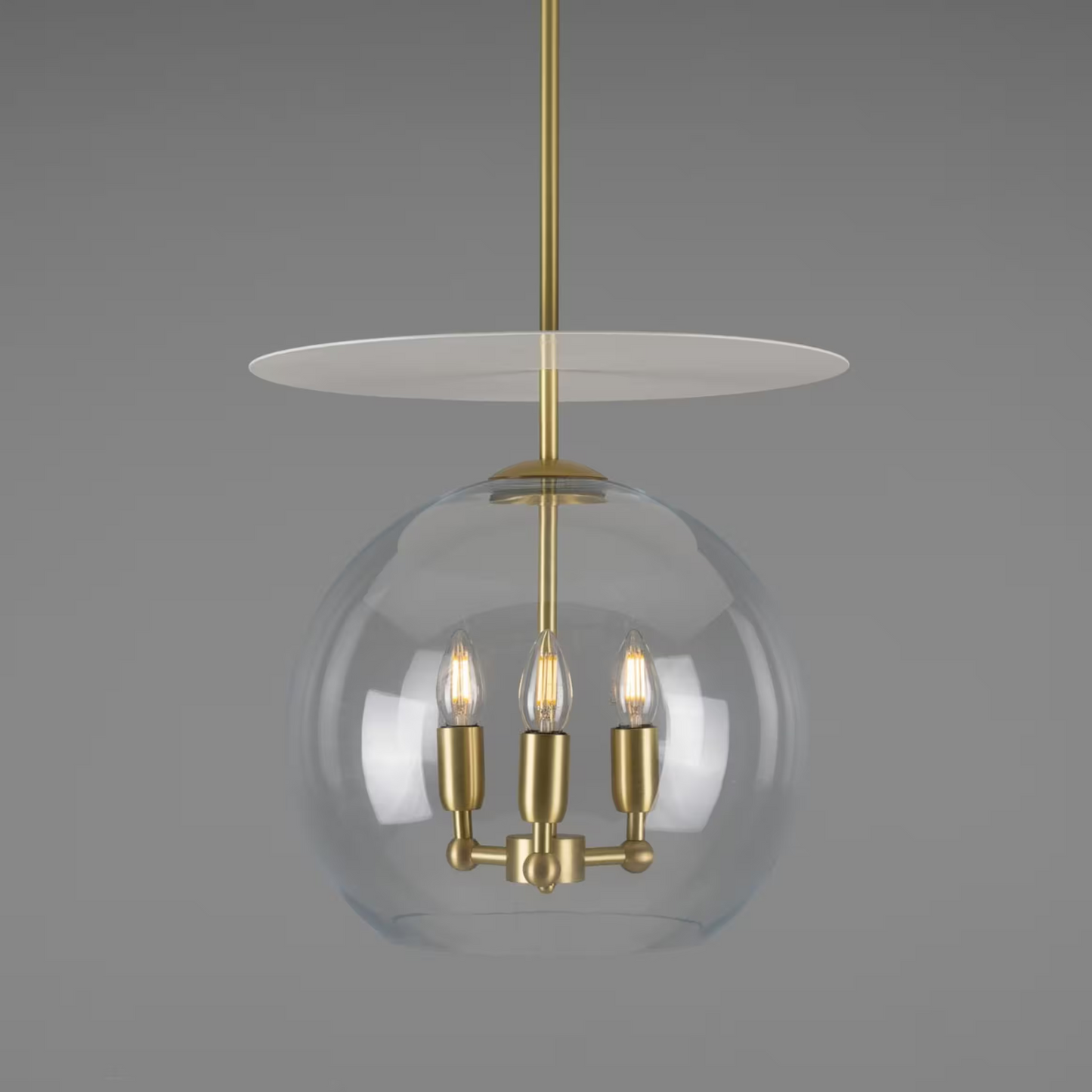 Casablanca Modern Open Glass Globe Mini Pendant