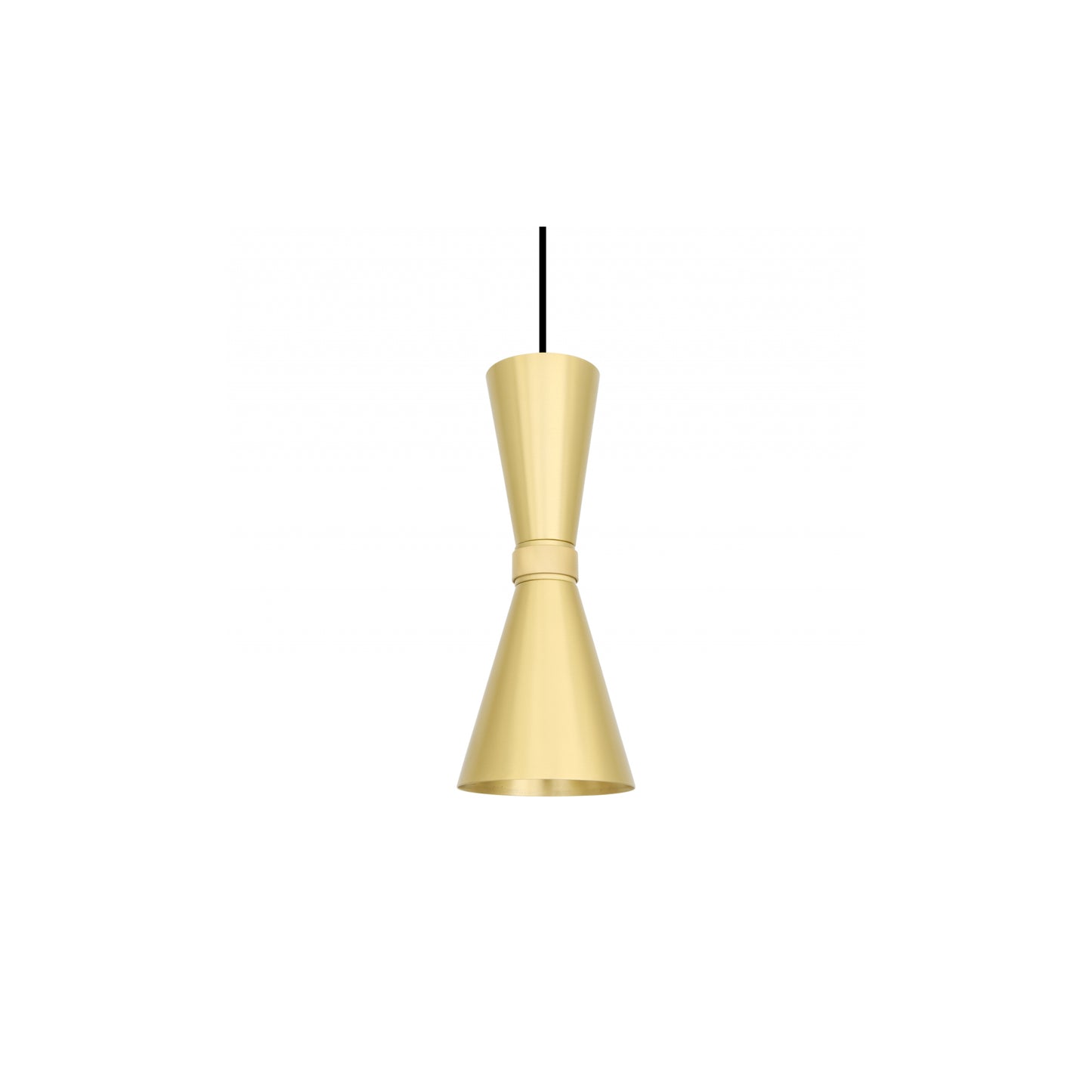 Amias Mid-Century Brass Pendant