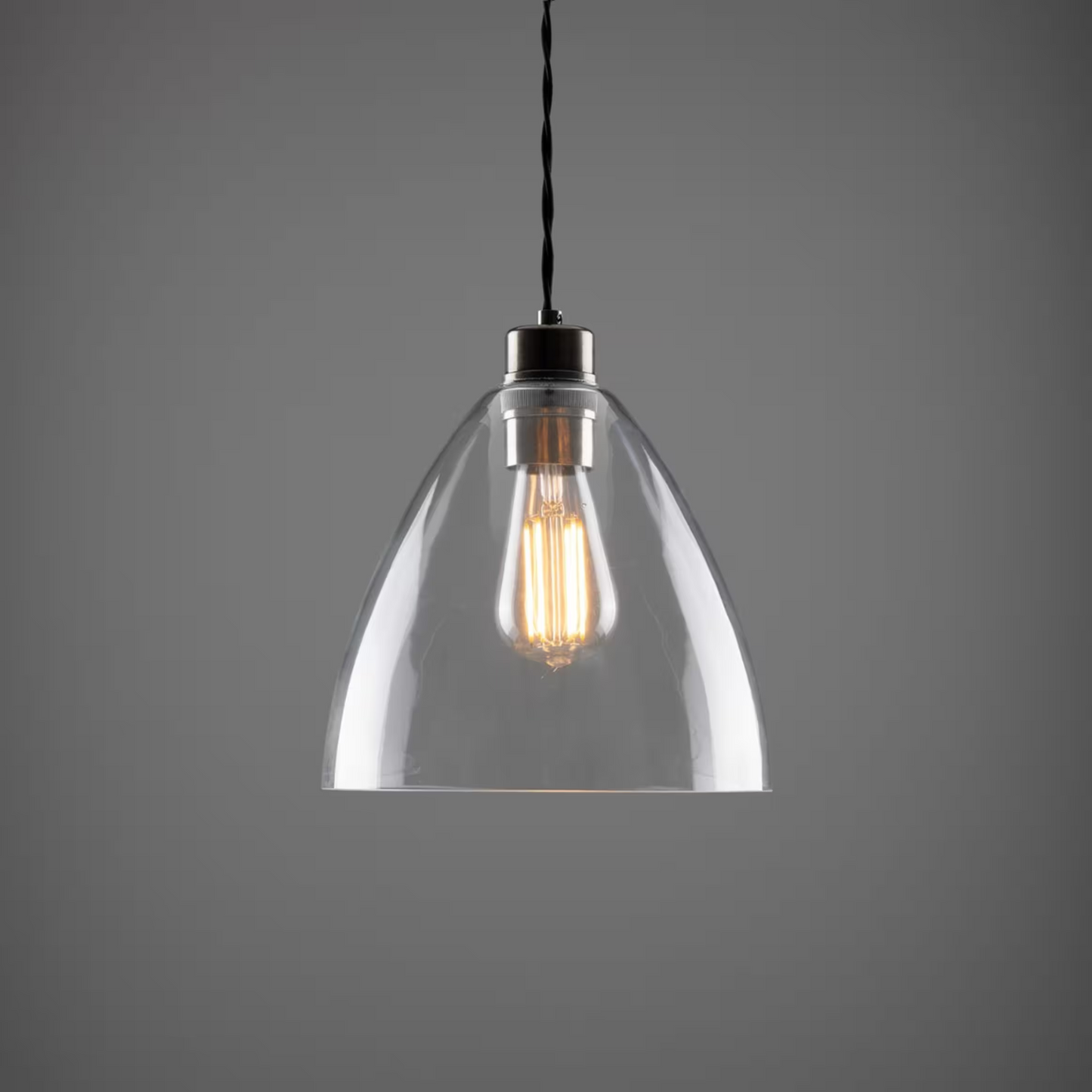 Luang Modern Clear Glass Pendant