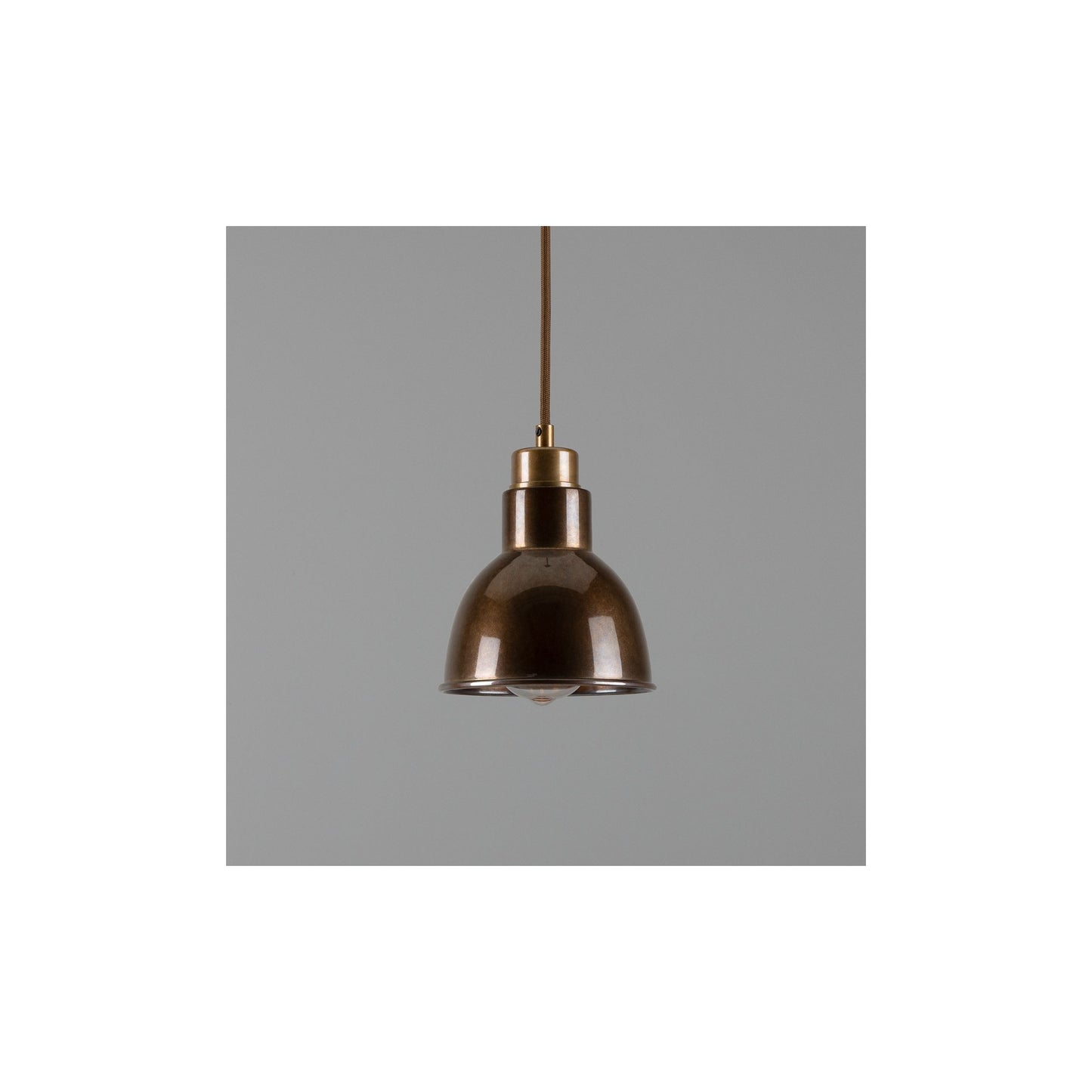 Baku 15cm Vintage Brass Pendant