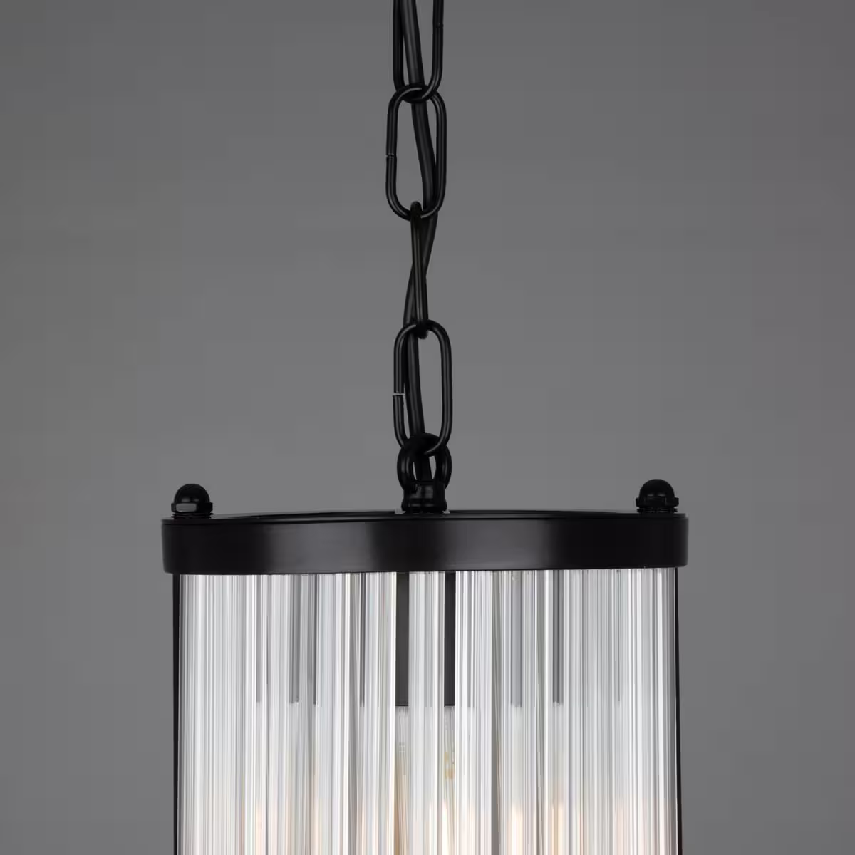 Caledon Petite Pendant in Matt Black