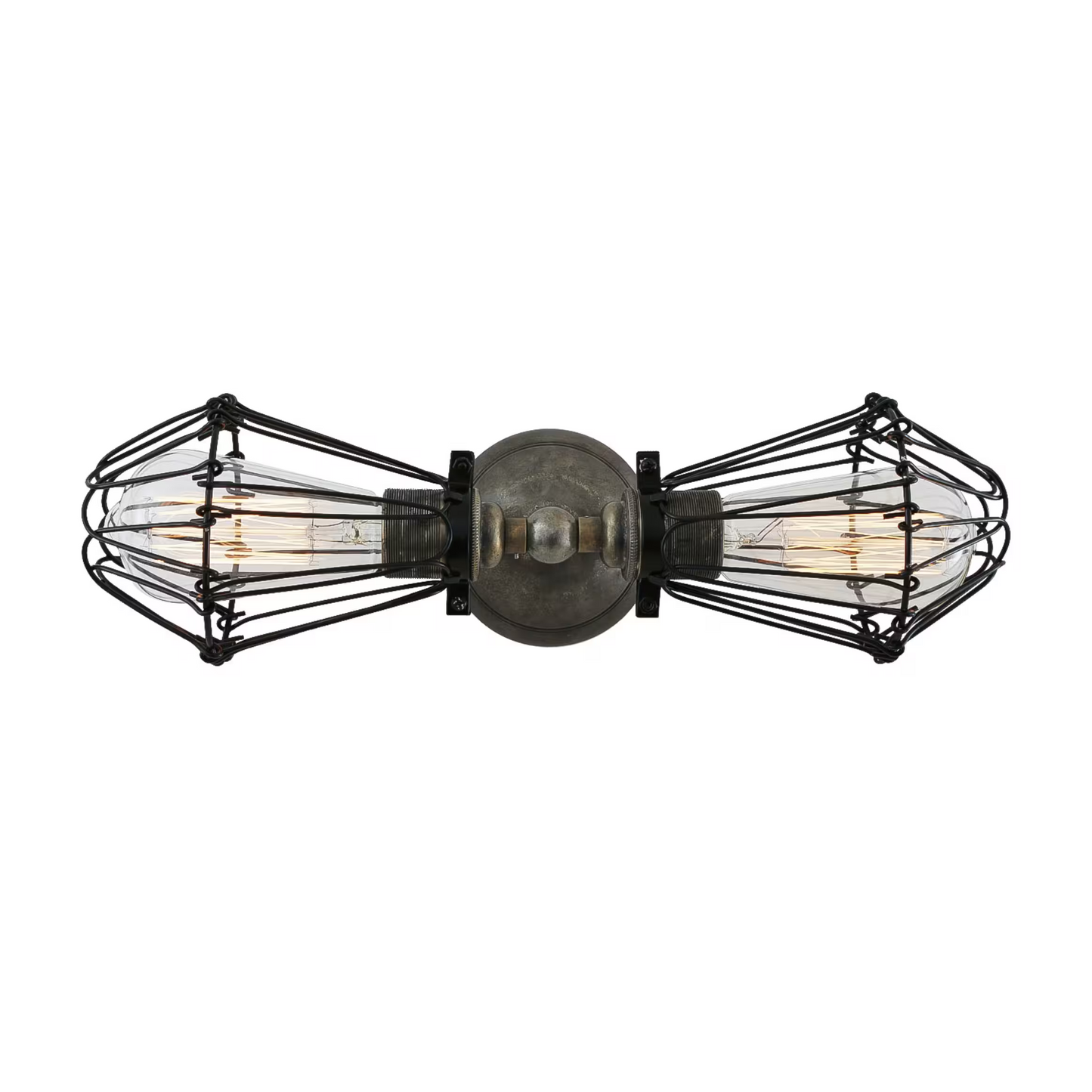 Praia Vintage Double Cage Wall Light