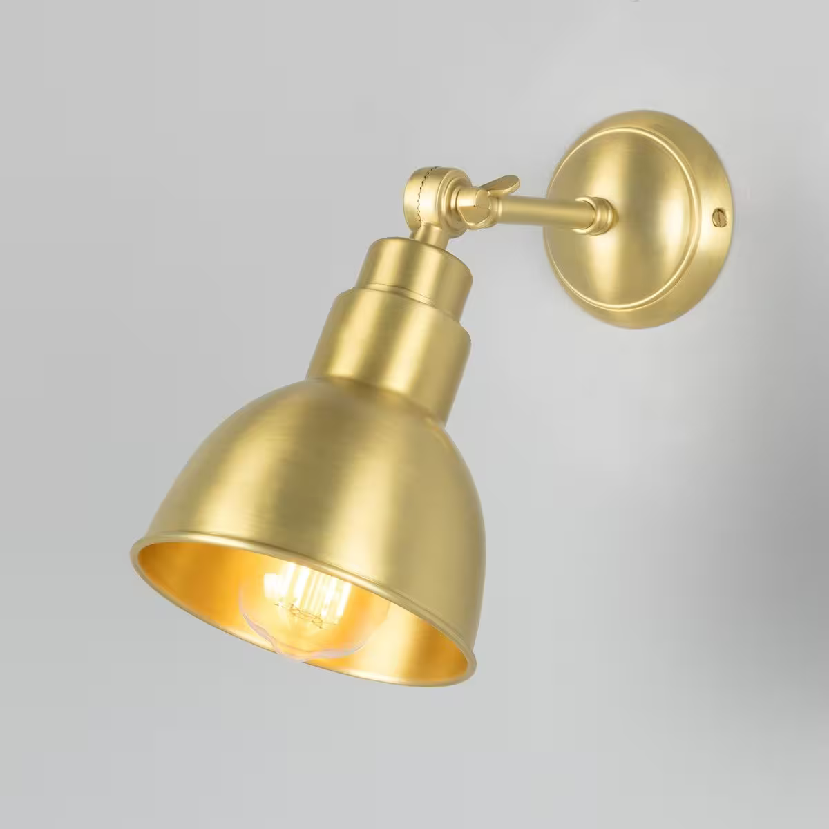 Baku Vintage Adjustable Brass Wall Light