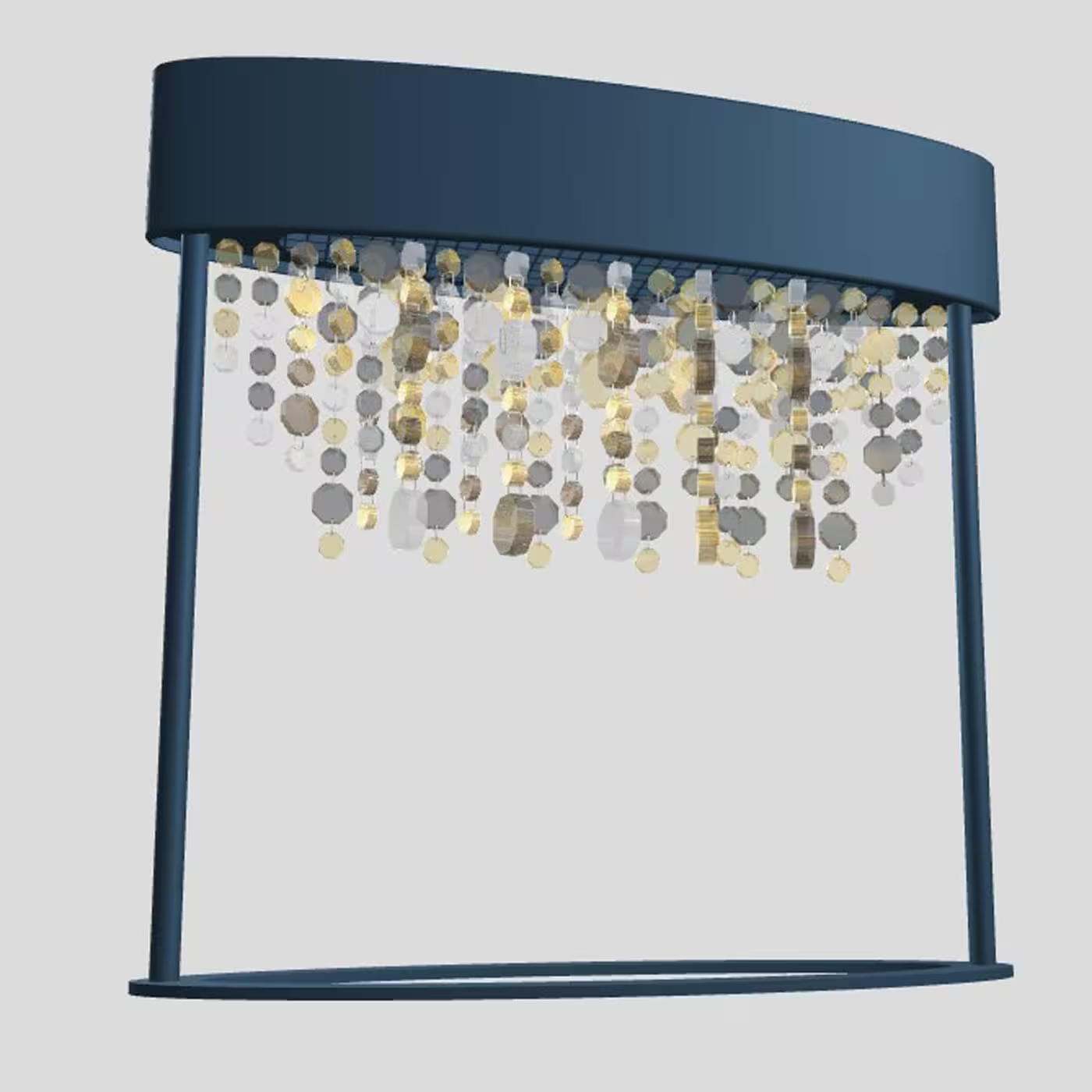 Ola E27 Table Lamp with Colored Glass