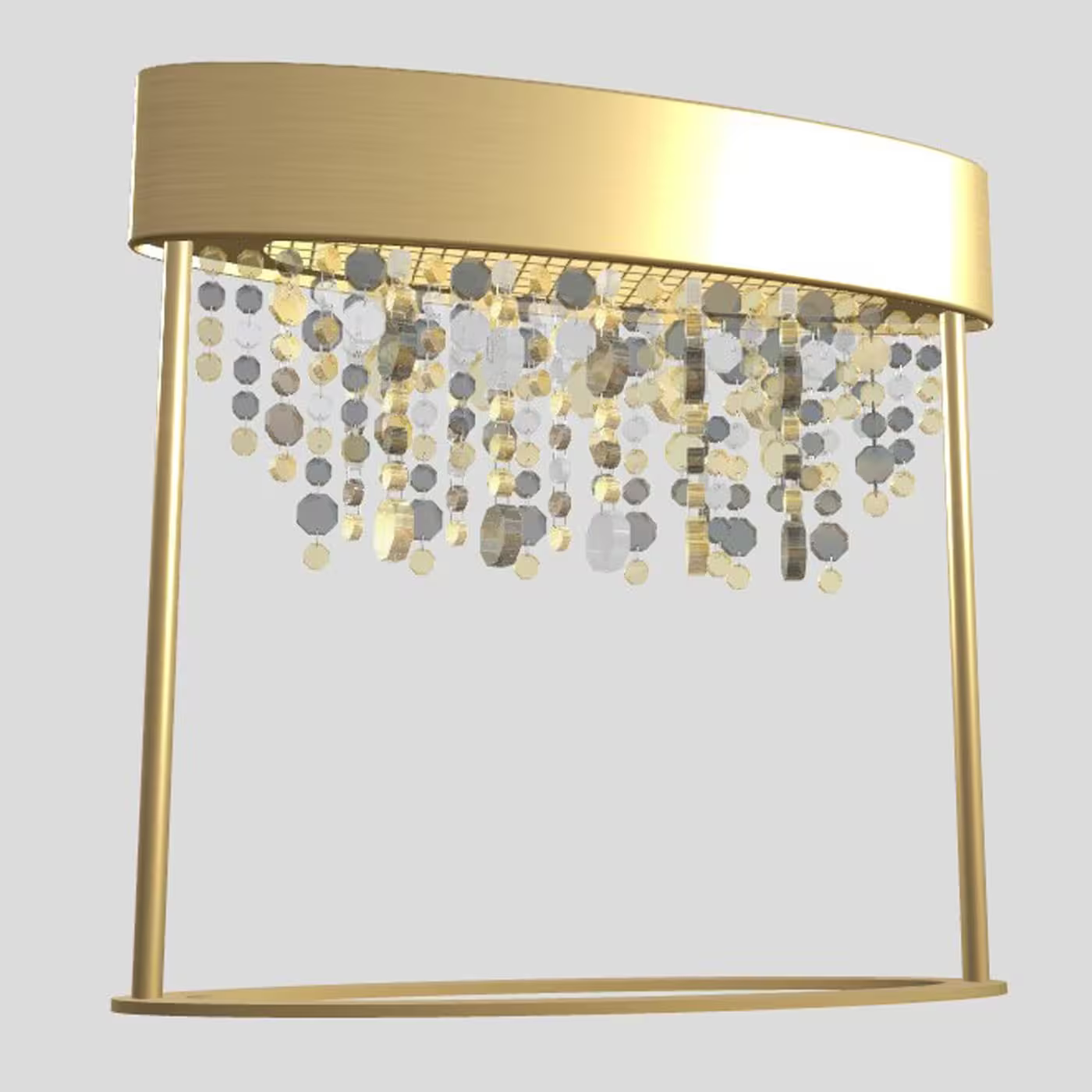 Ola E27 Table Lamp with Colored Glass