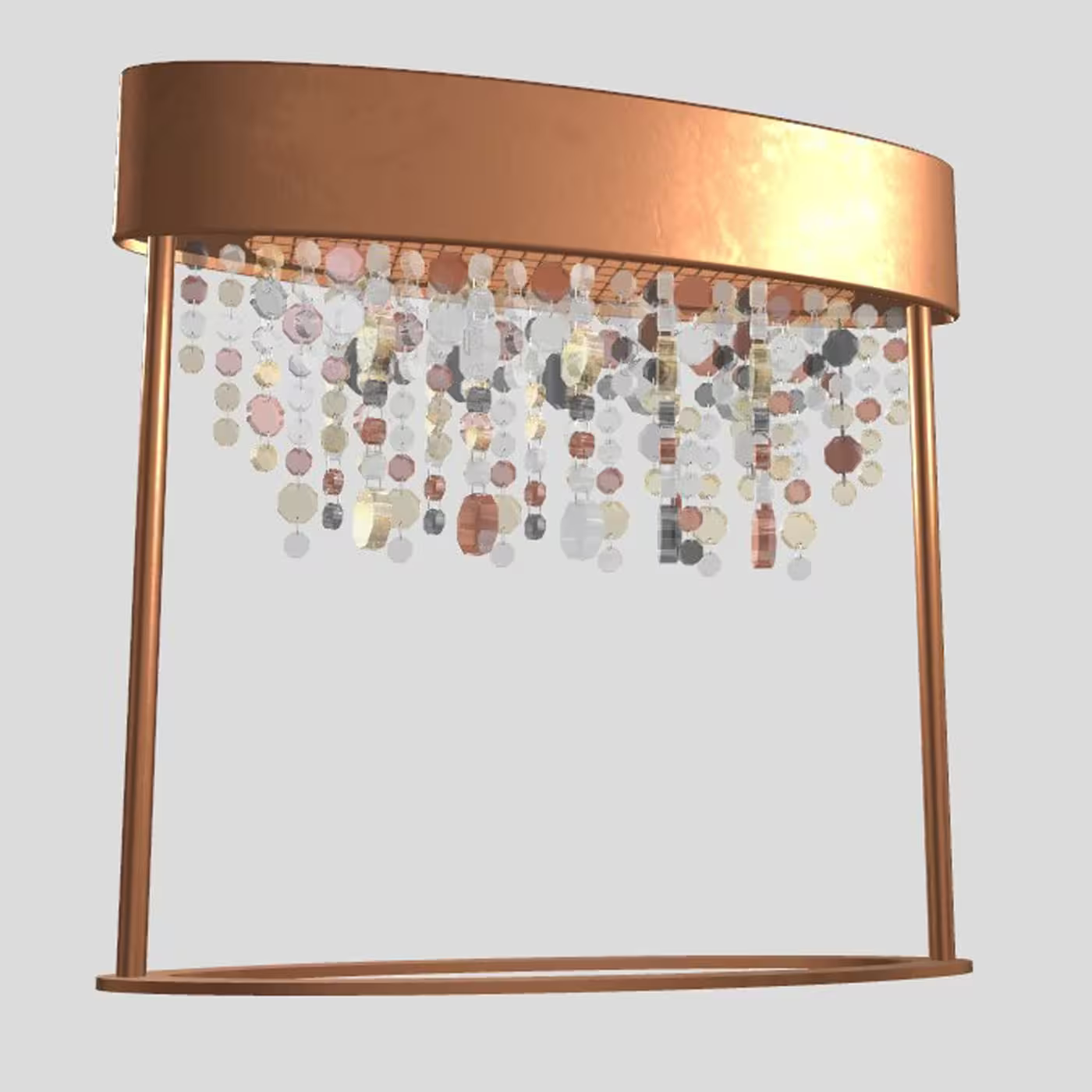 Ola E27 Table Lamp with Colored Glass
