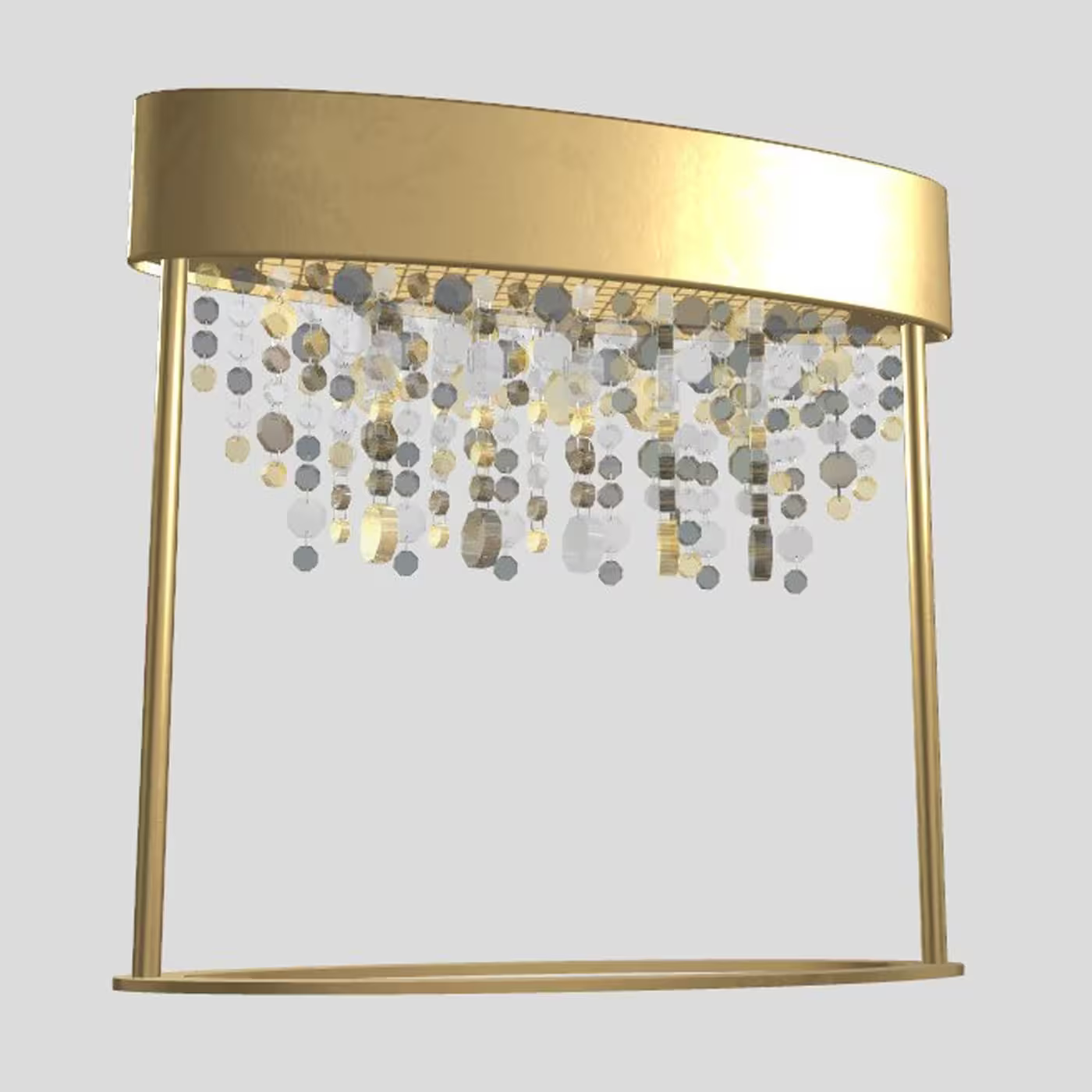 Ola E27 Table Lamp with Colored Glass