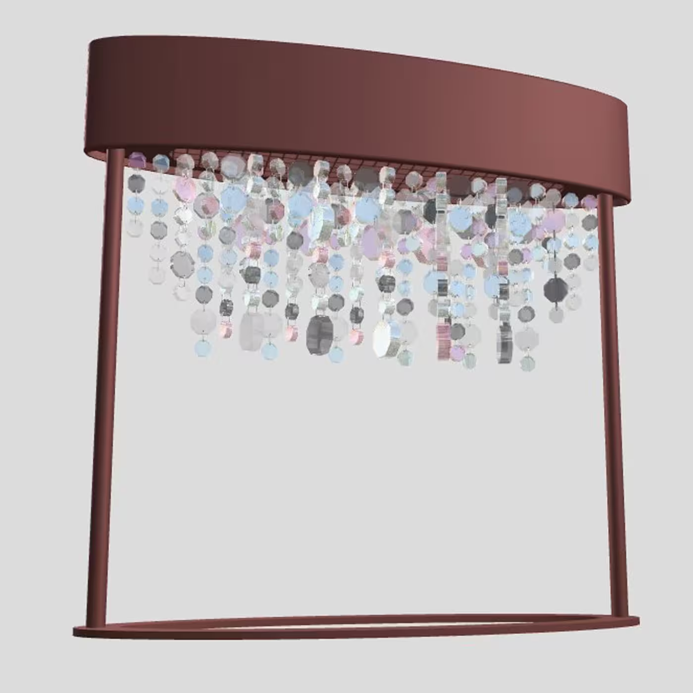 Ola E27 Table Lamp with Colored Glass