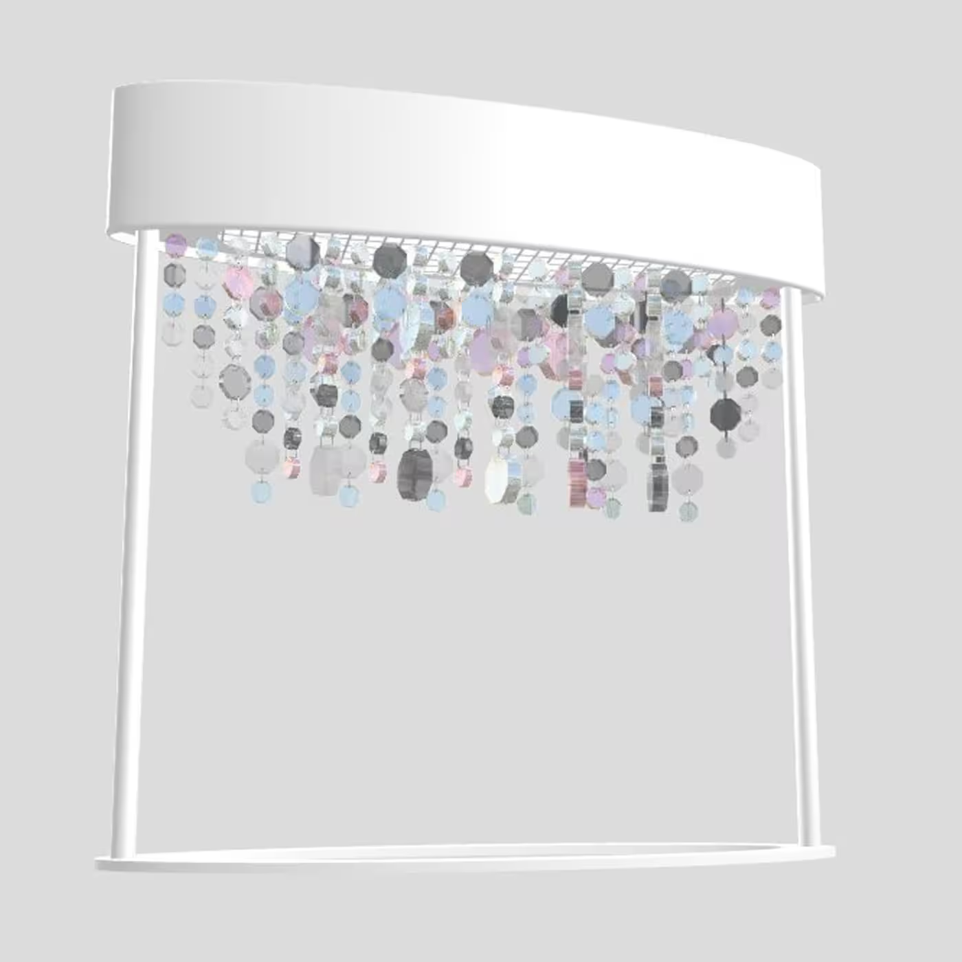 Ola E27 Table Lamp with Colored Glass