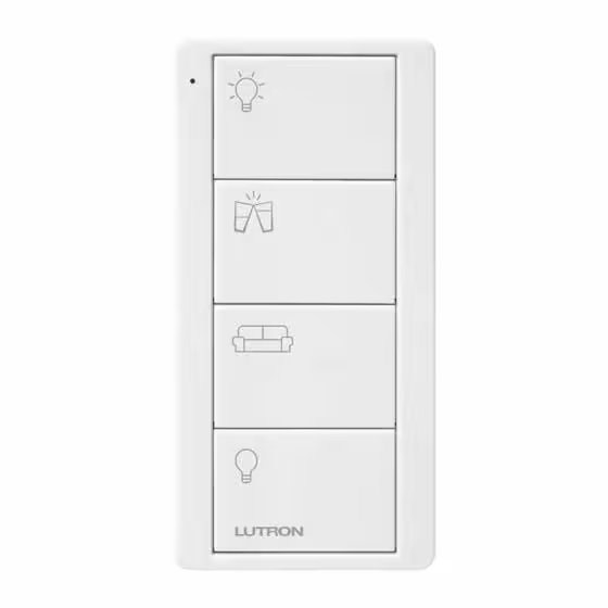 Pico RA2 Select 4 Button RF Control in White