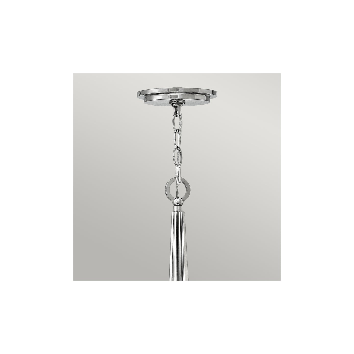 Ascher 3-Light Pendant in Polished Nickel