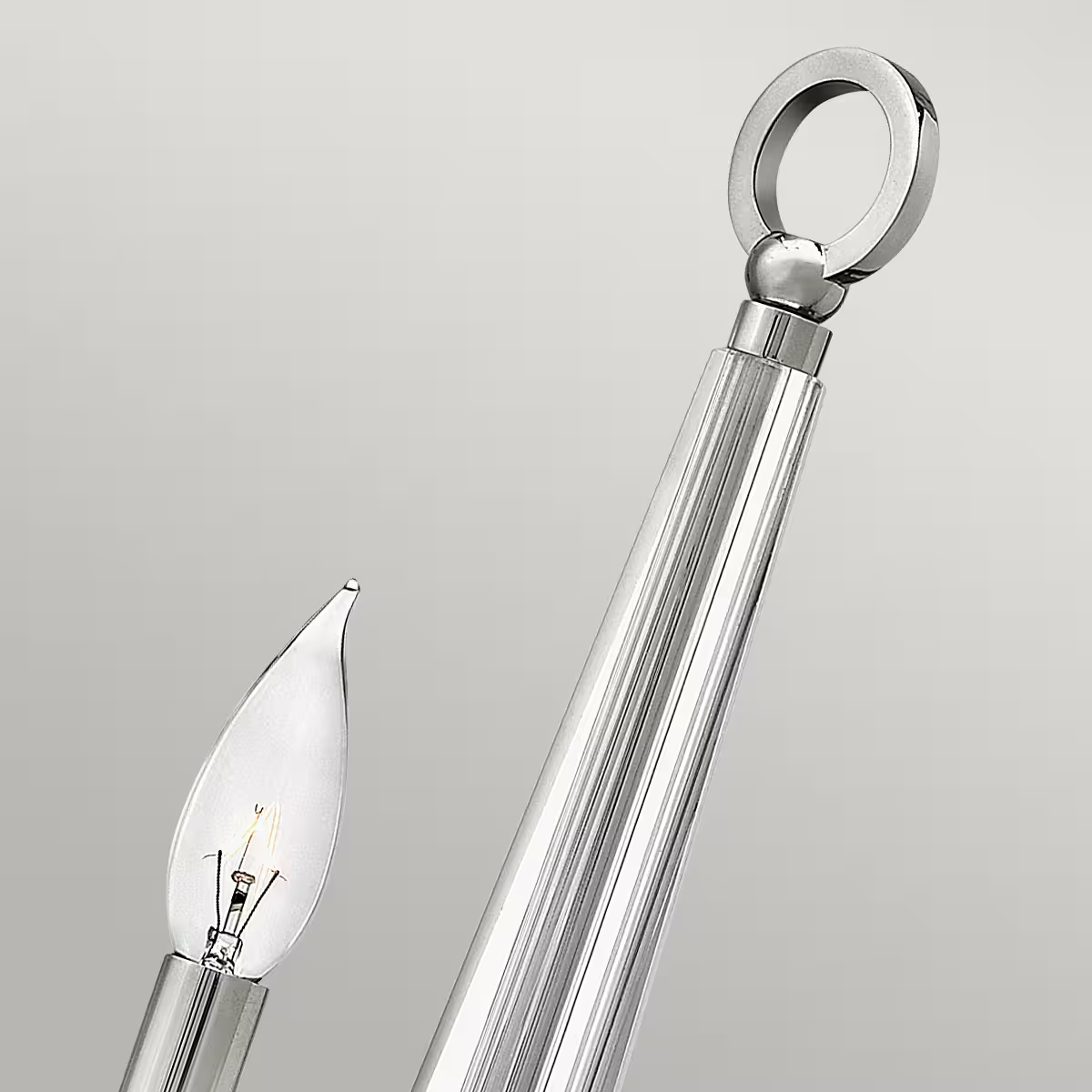 Ascher 1-Light Wall Light in Polished Nickel