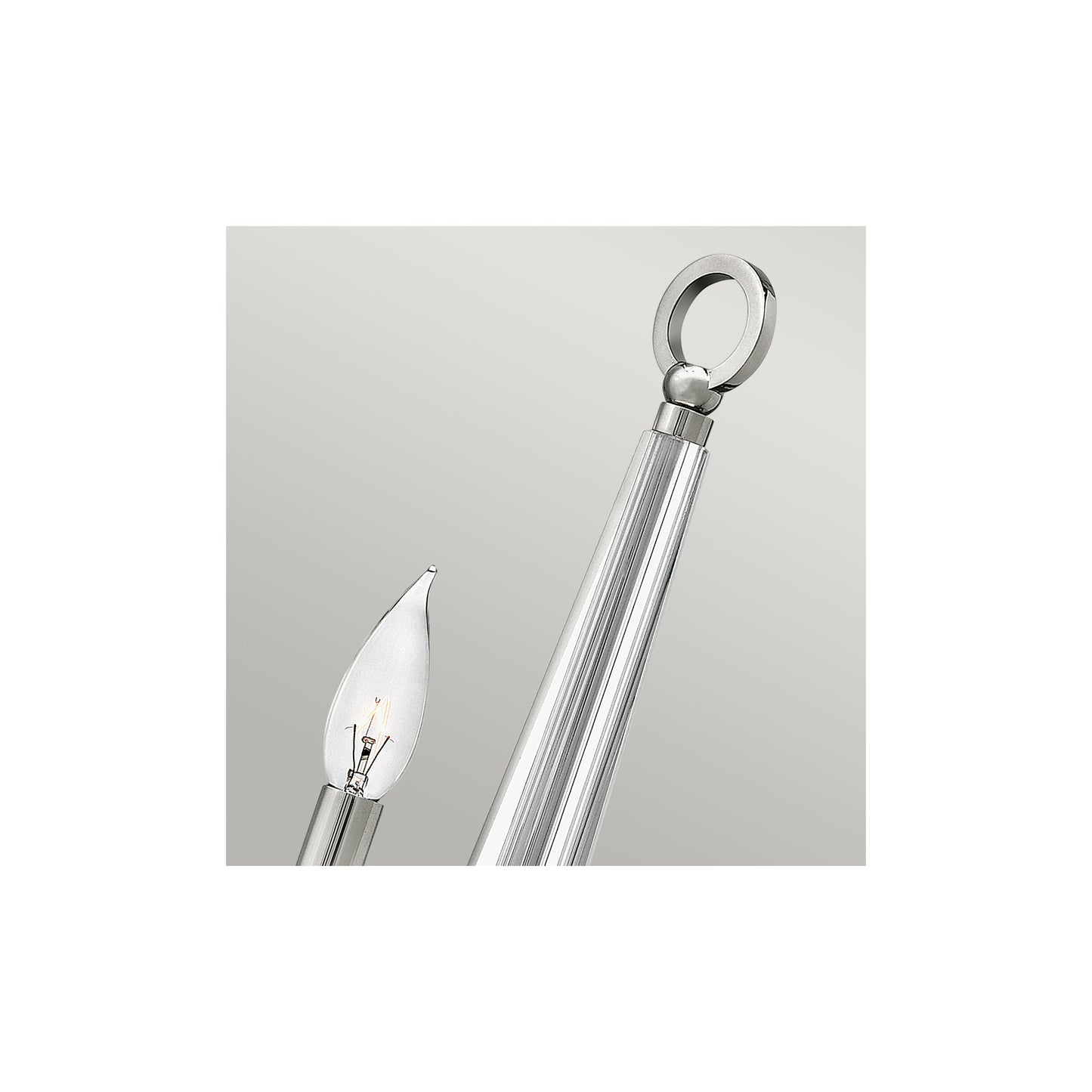 Ascher 1-Light Wall Light in Polished Nickel