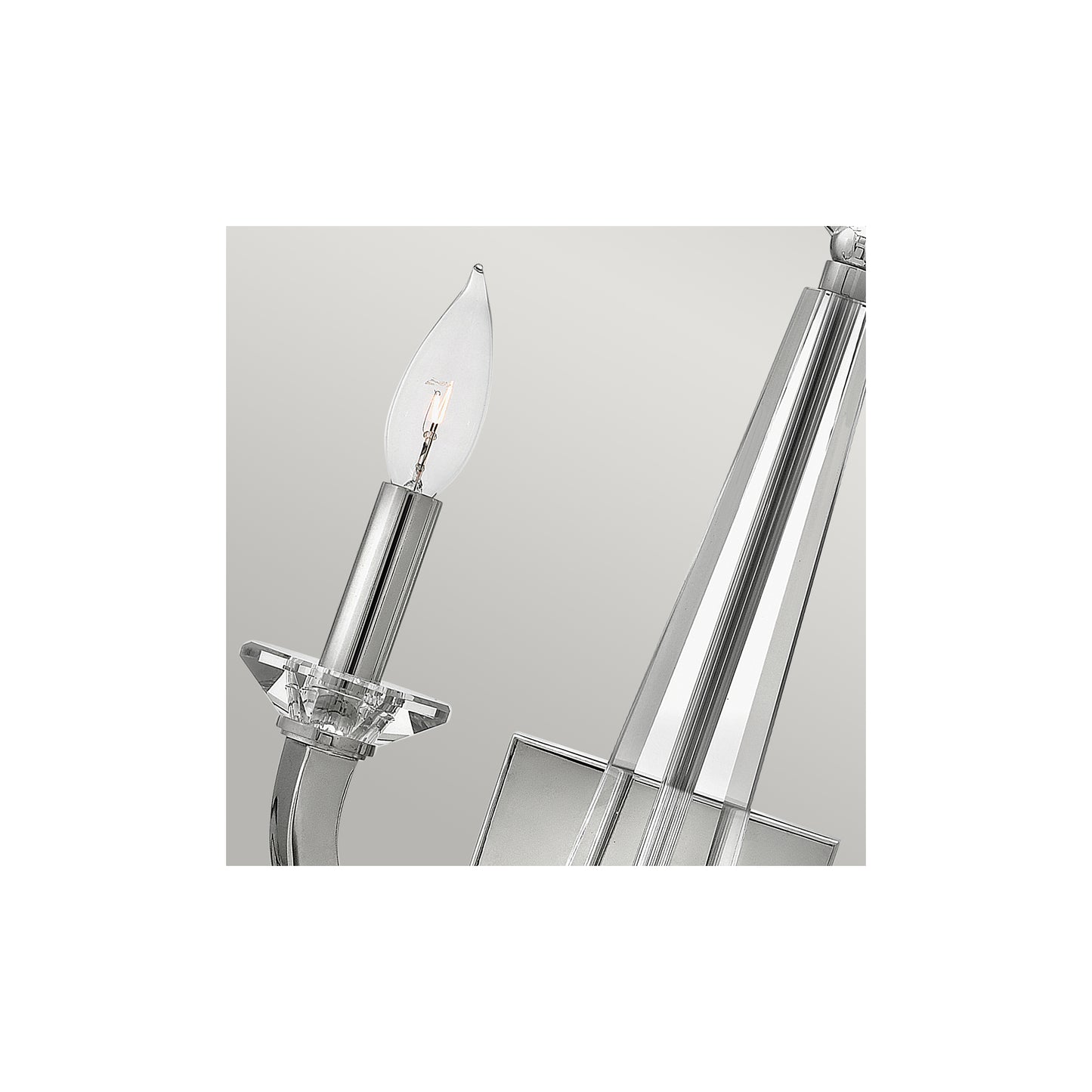 Ascher 2-Light Wall Light in Polished Nickel