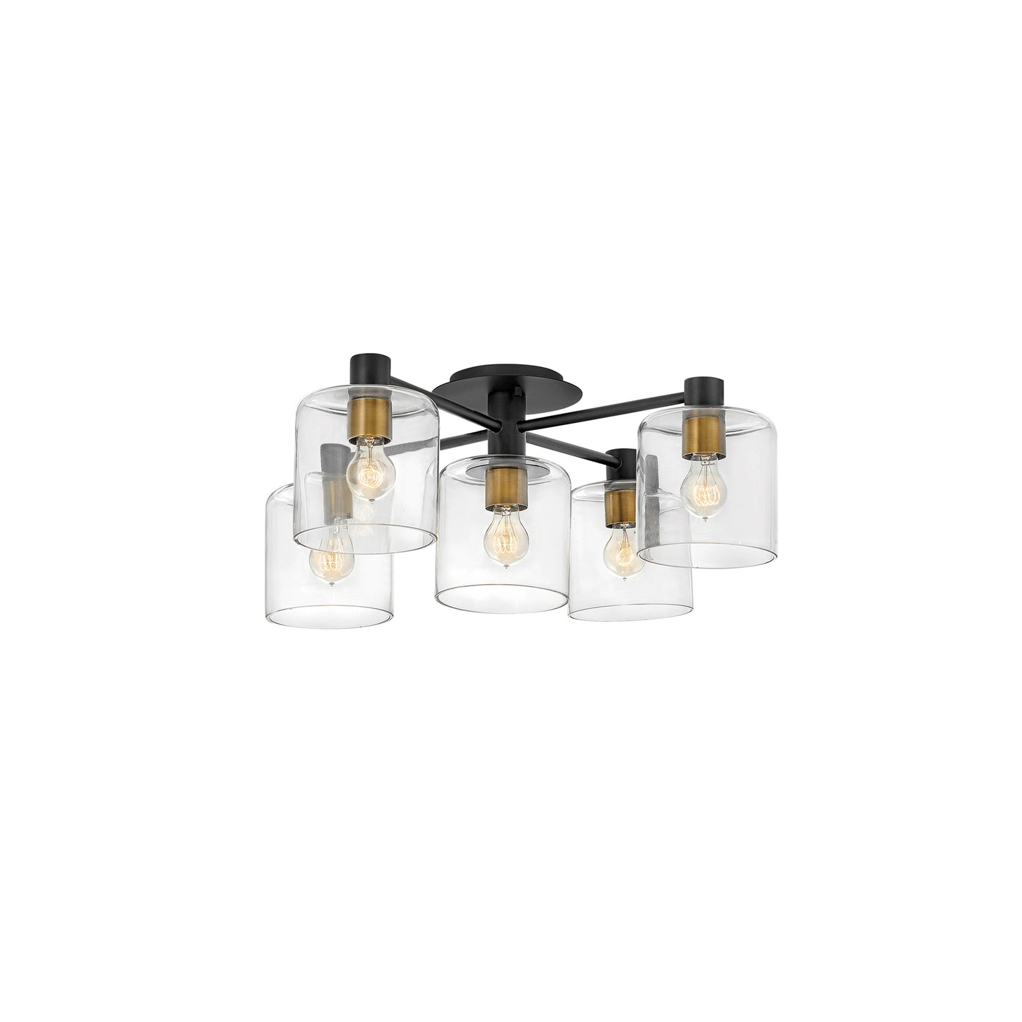 Axel 5-Light Semi-Flush Mount