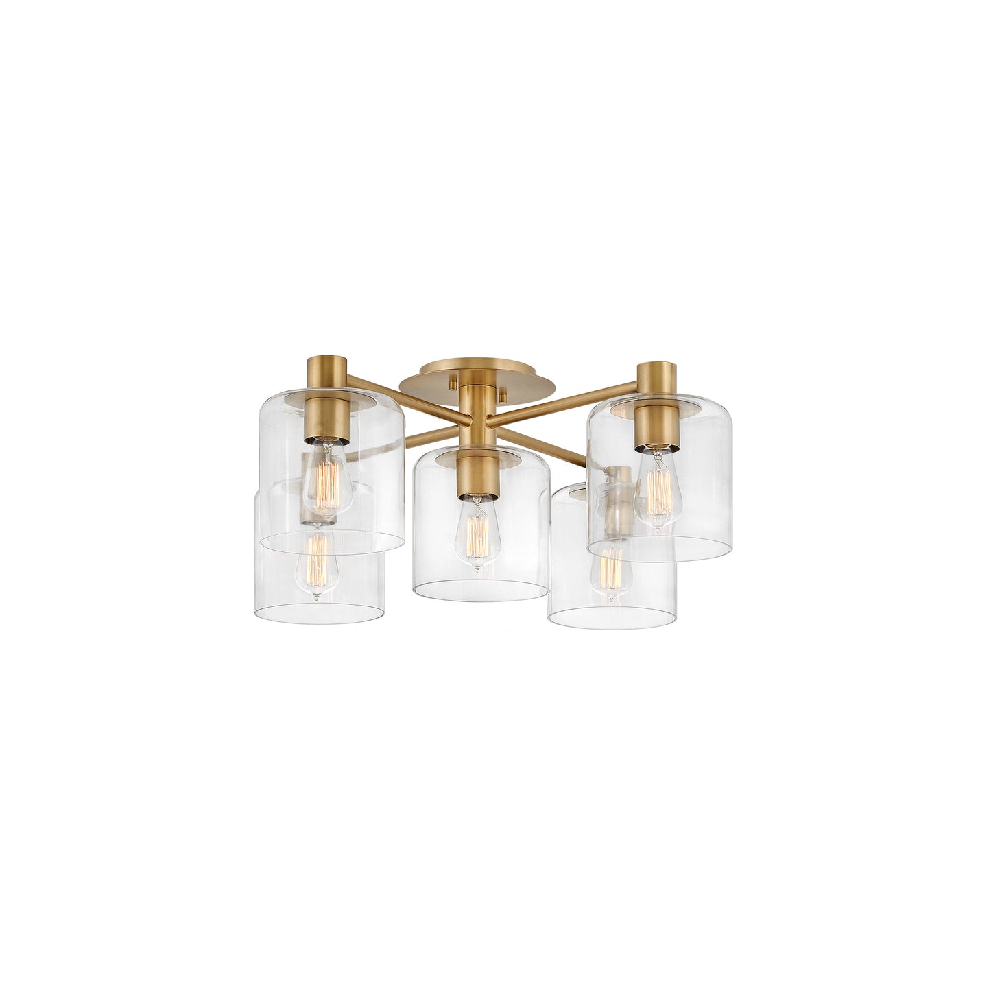 Axel 5-Light Semi-Flush Mount