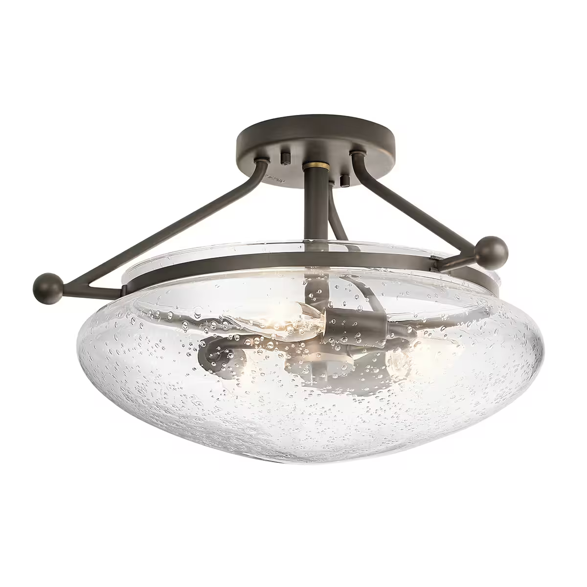 Belle 3-Light Semi-Flush Mount