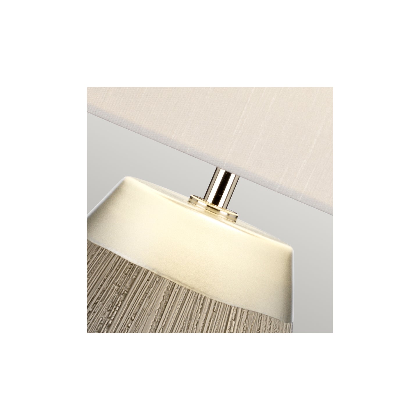 Harrow 1-Light Table Lamp in Silver
