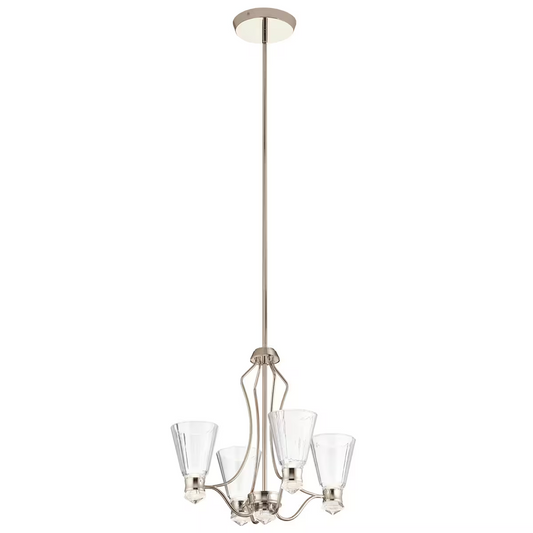 Kayva LED 9-Light 4 Arm Chandelier