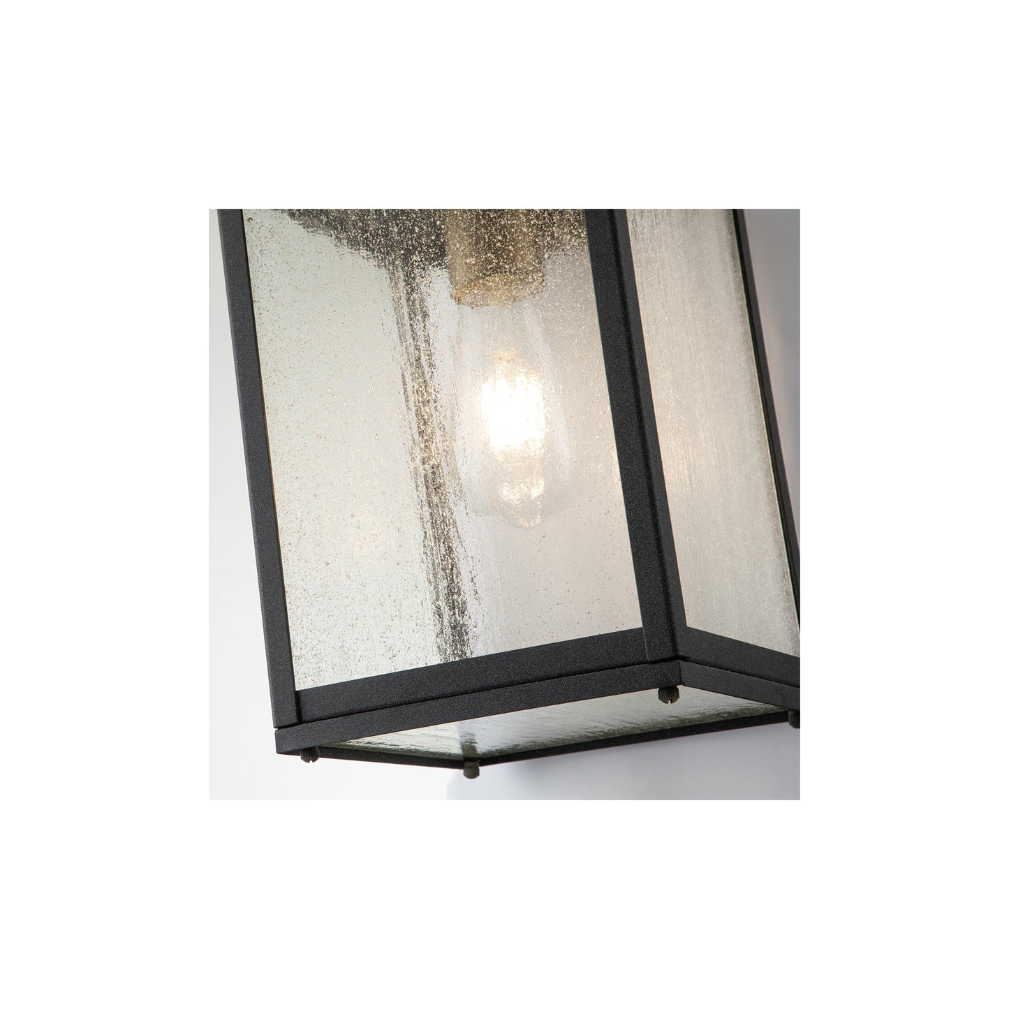 Lahden 1-Light Wall Lantern in Weathered Zinc